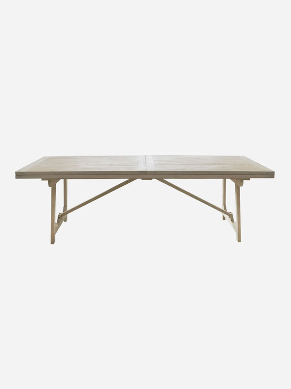 Lorraine Extending Dining Table | White Washed