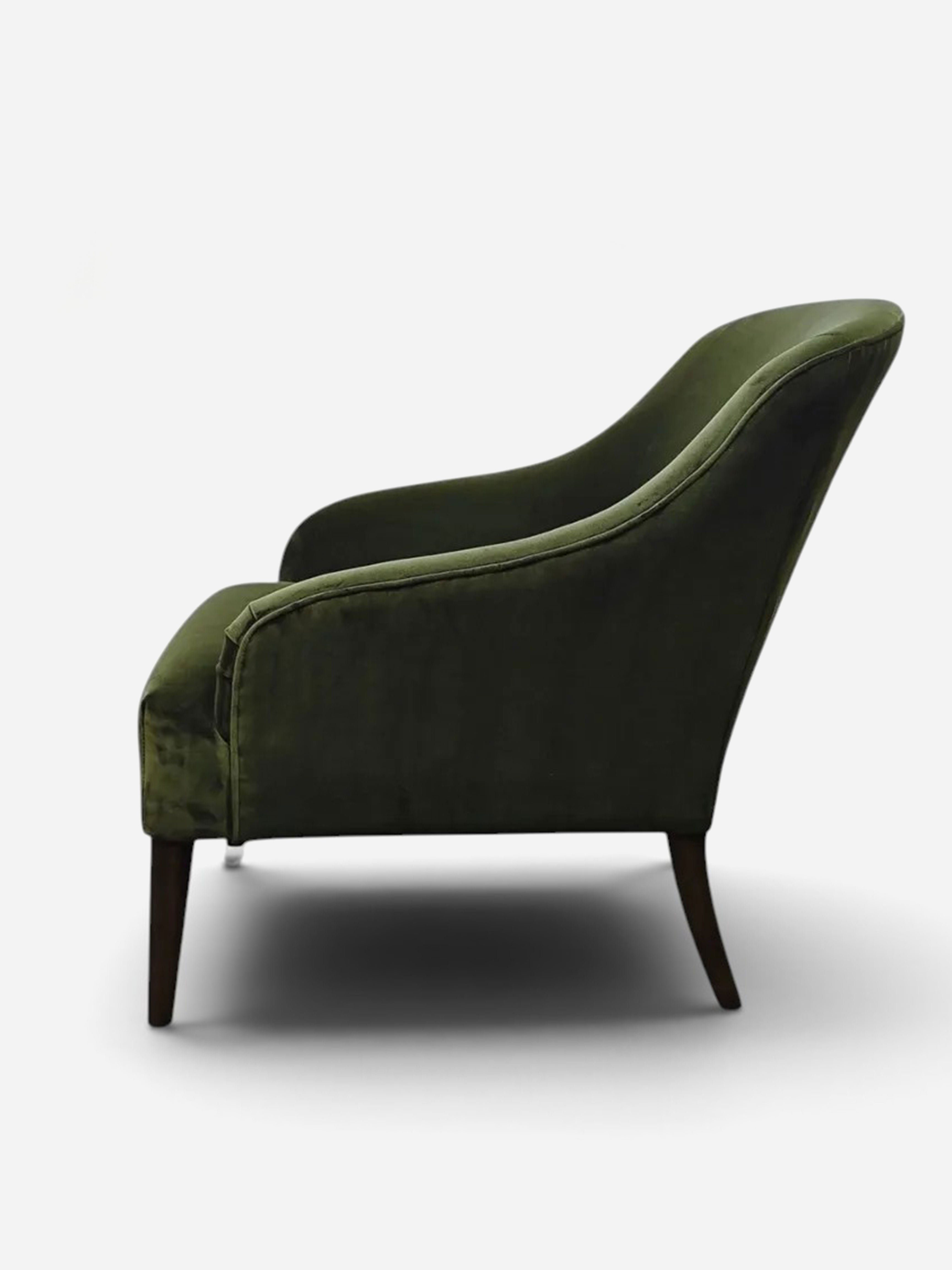 Luna Olive Armchair