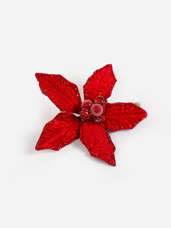 Maeve Small Red Poinsettia