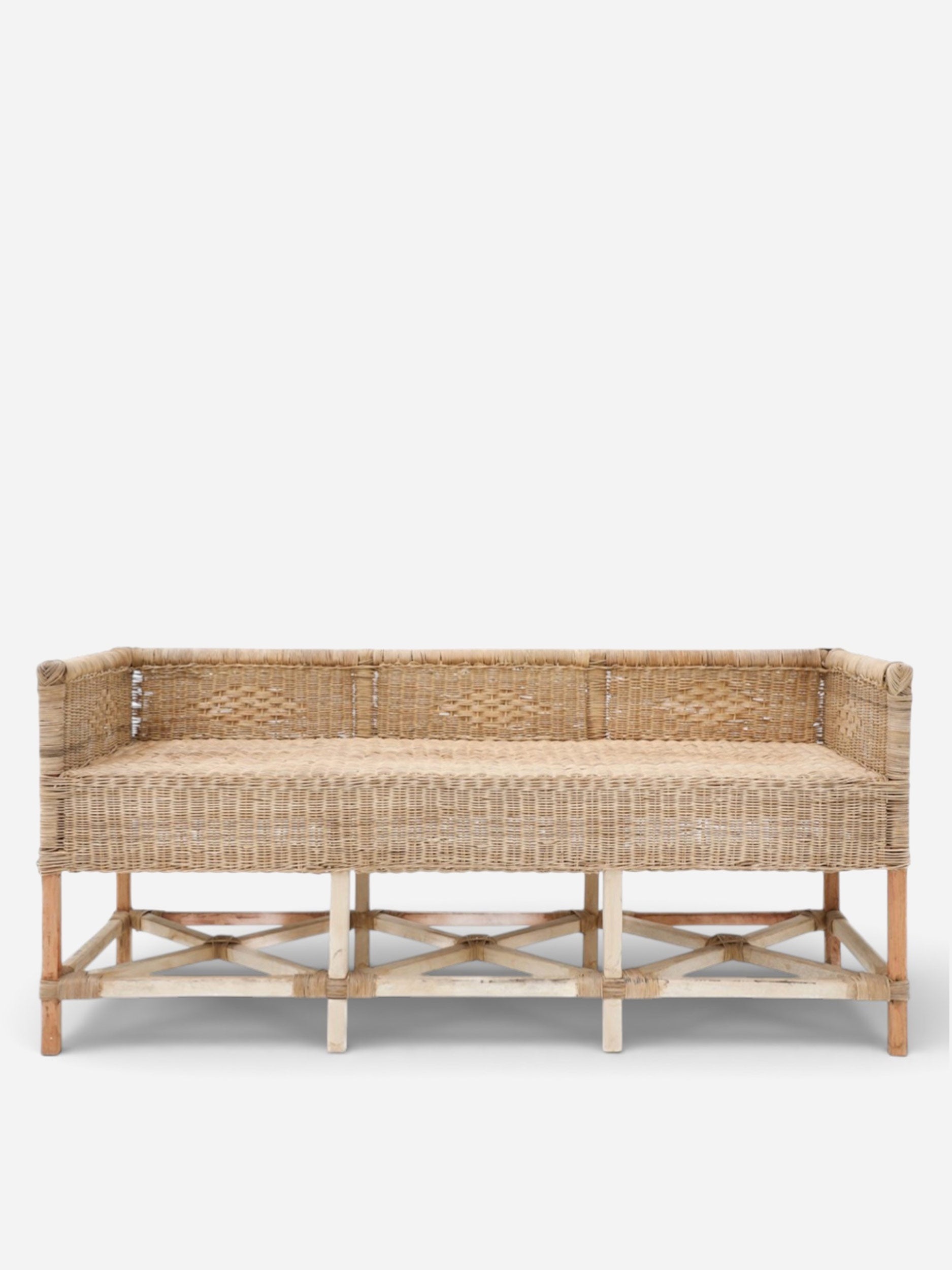 Malawi Cane Balcony Bench