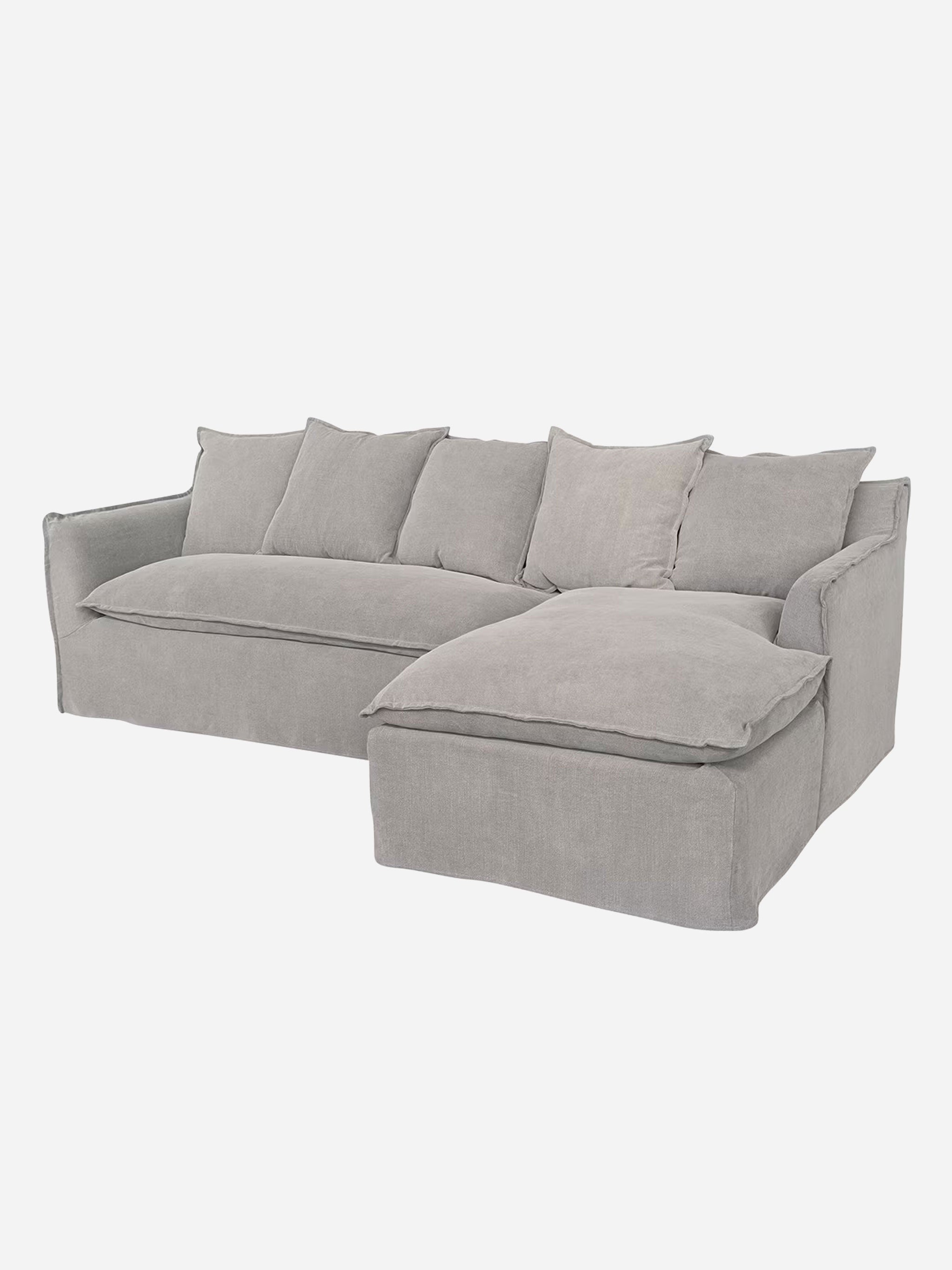 Malena Grey Chaise