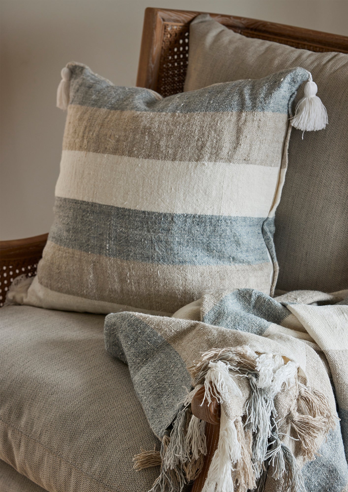 Marine Stripe Throw