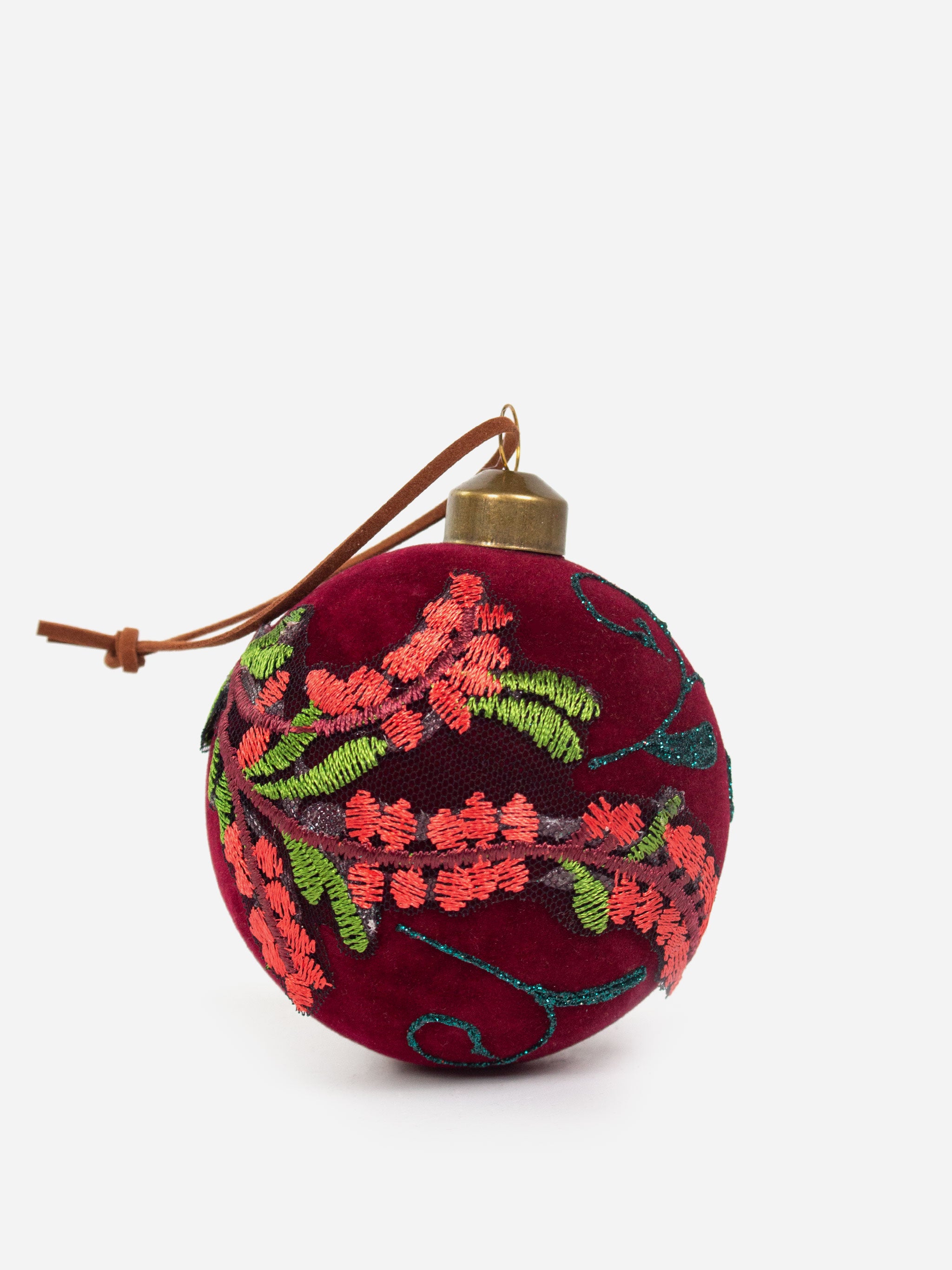 Maude Embroidered Bauble