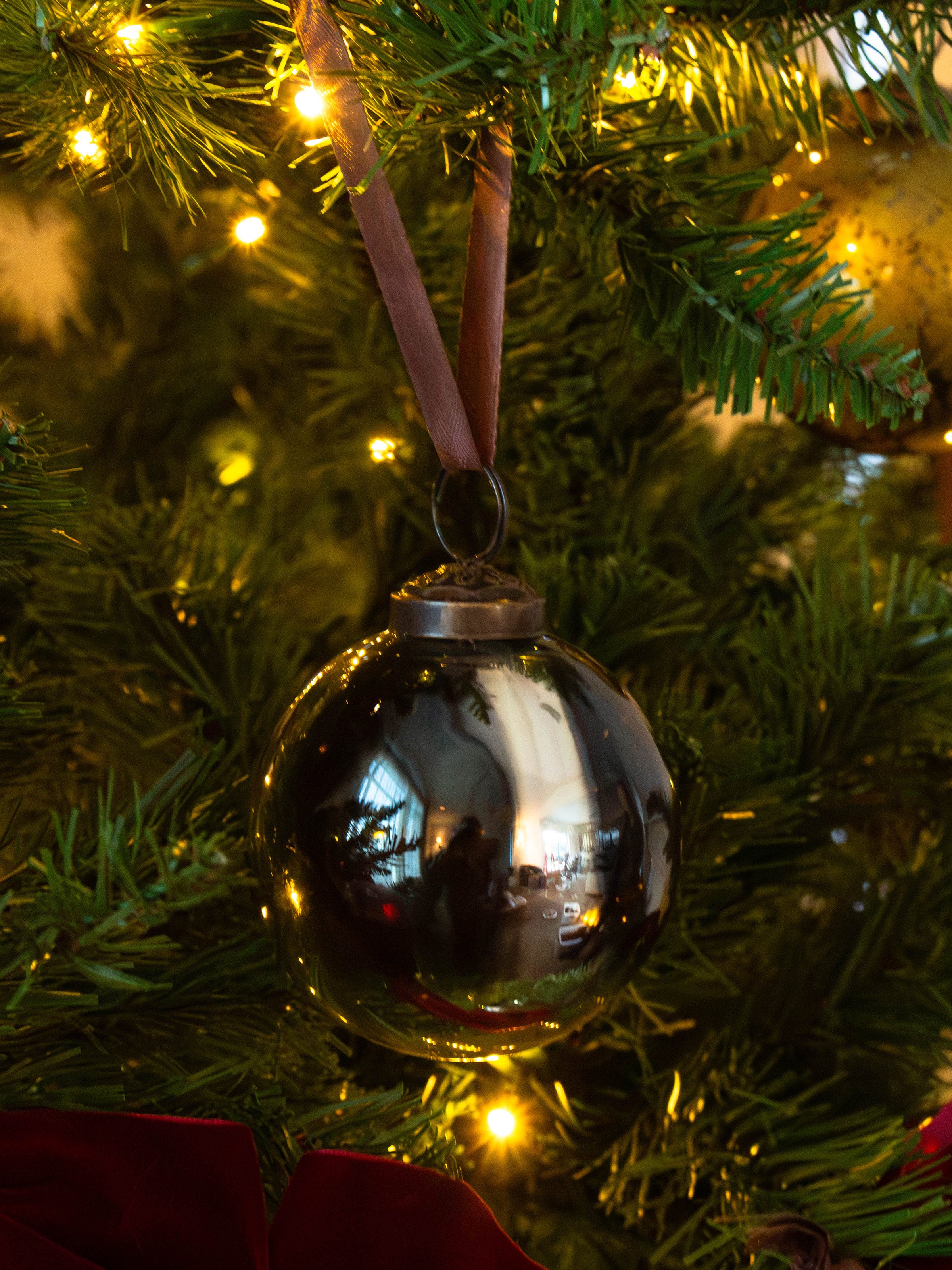 Mercury Stripe Bauble Green