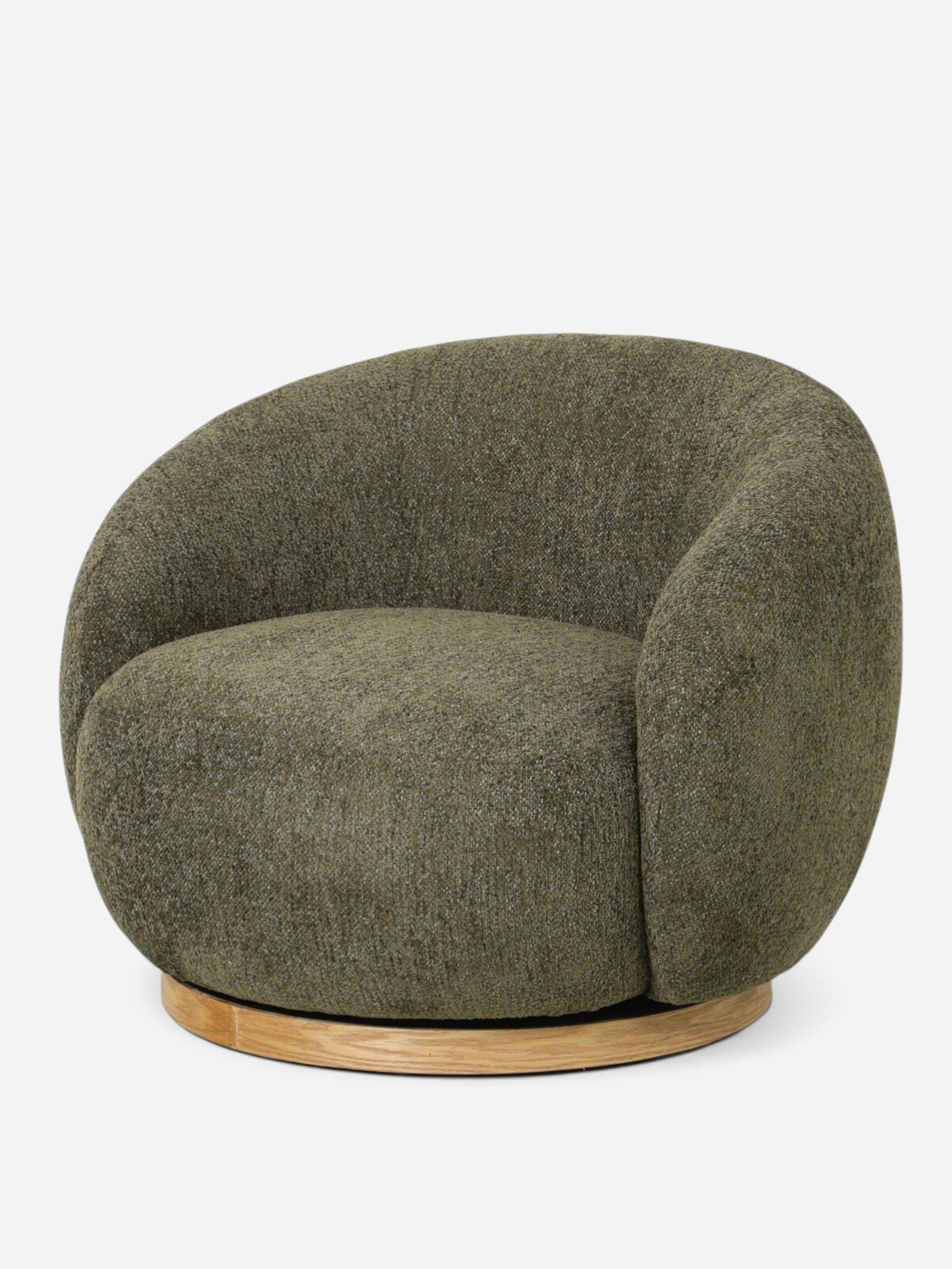 Miami Moss Green Swivel Chair