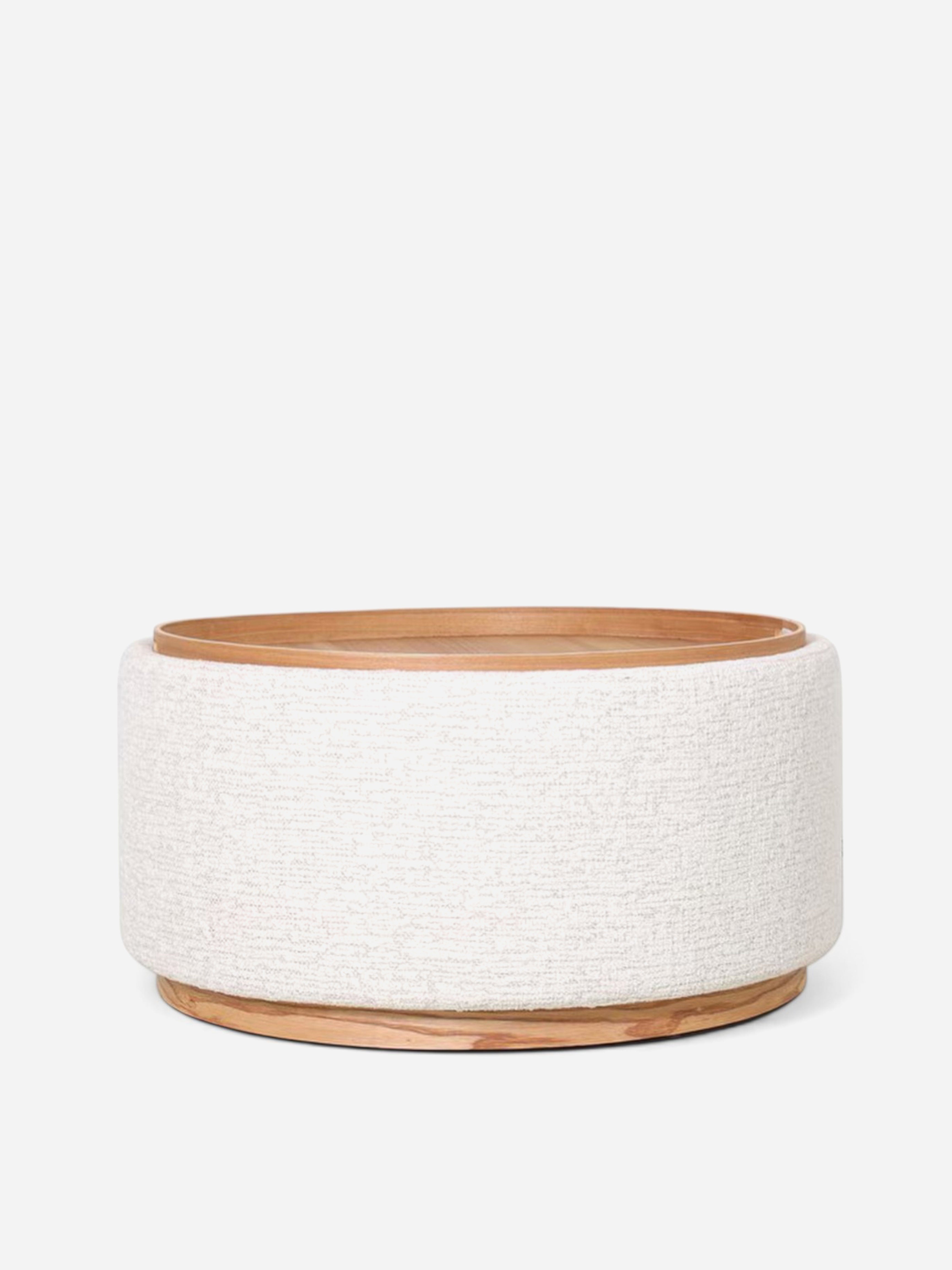 Miami Seashell Tray Ottoman