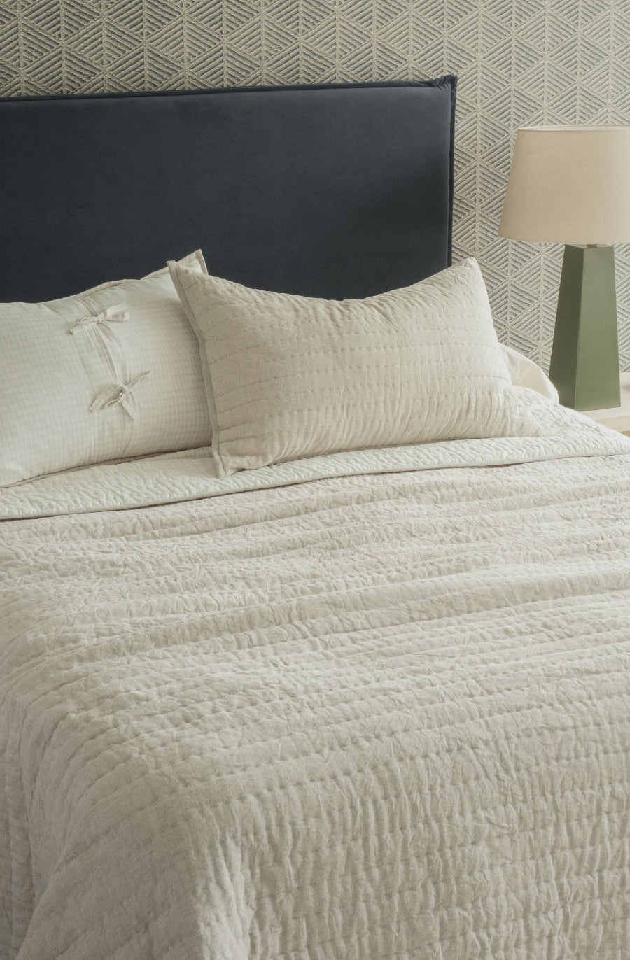Misaka Oatmeal Bedspread