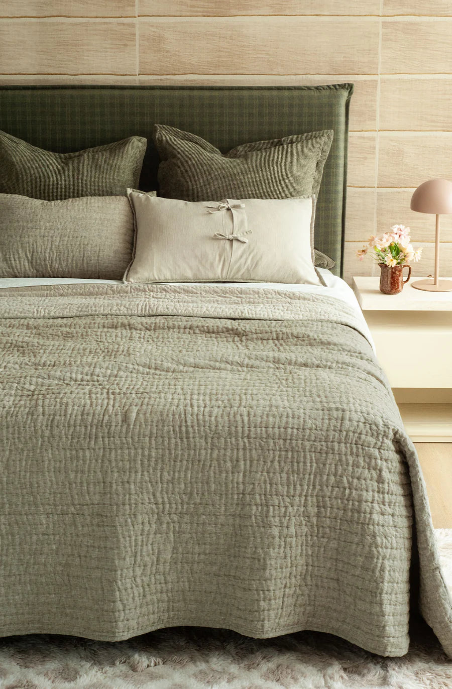Misaka Light Moss Pillowsham Set