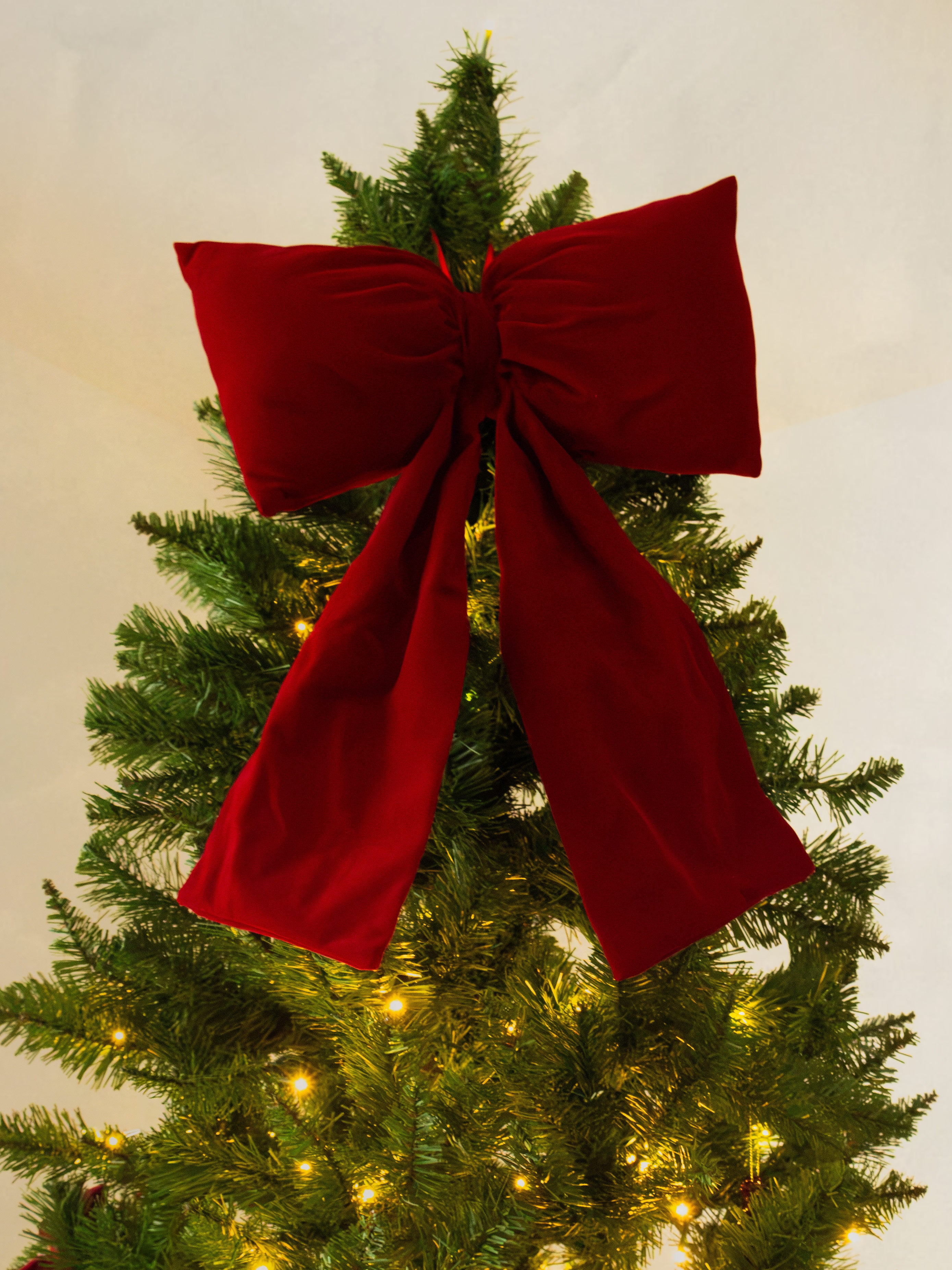 Mulberry Velvet Cushion Clip Bow
