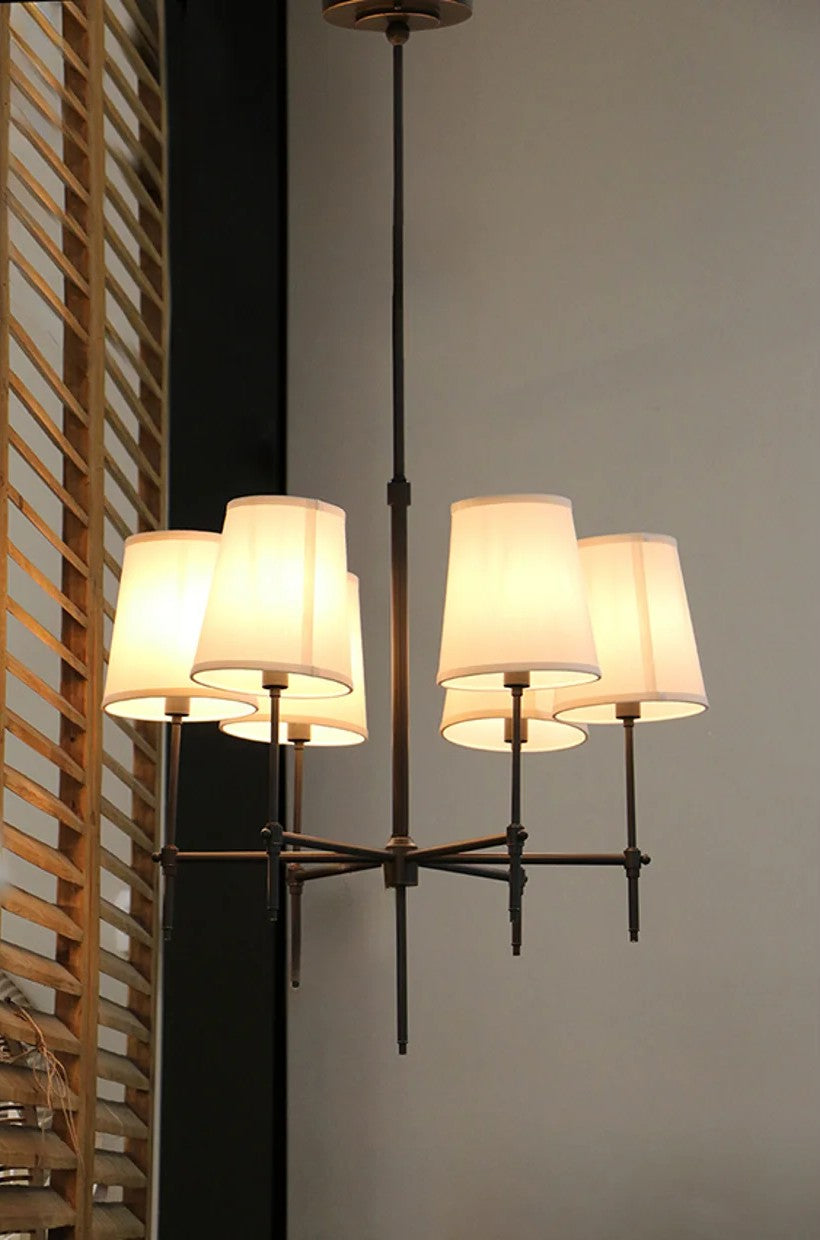 New York 6 Light Chandelier