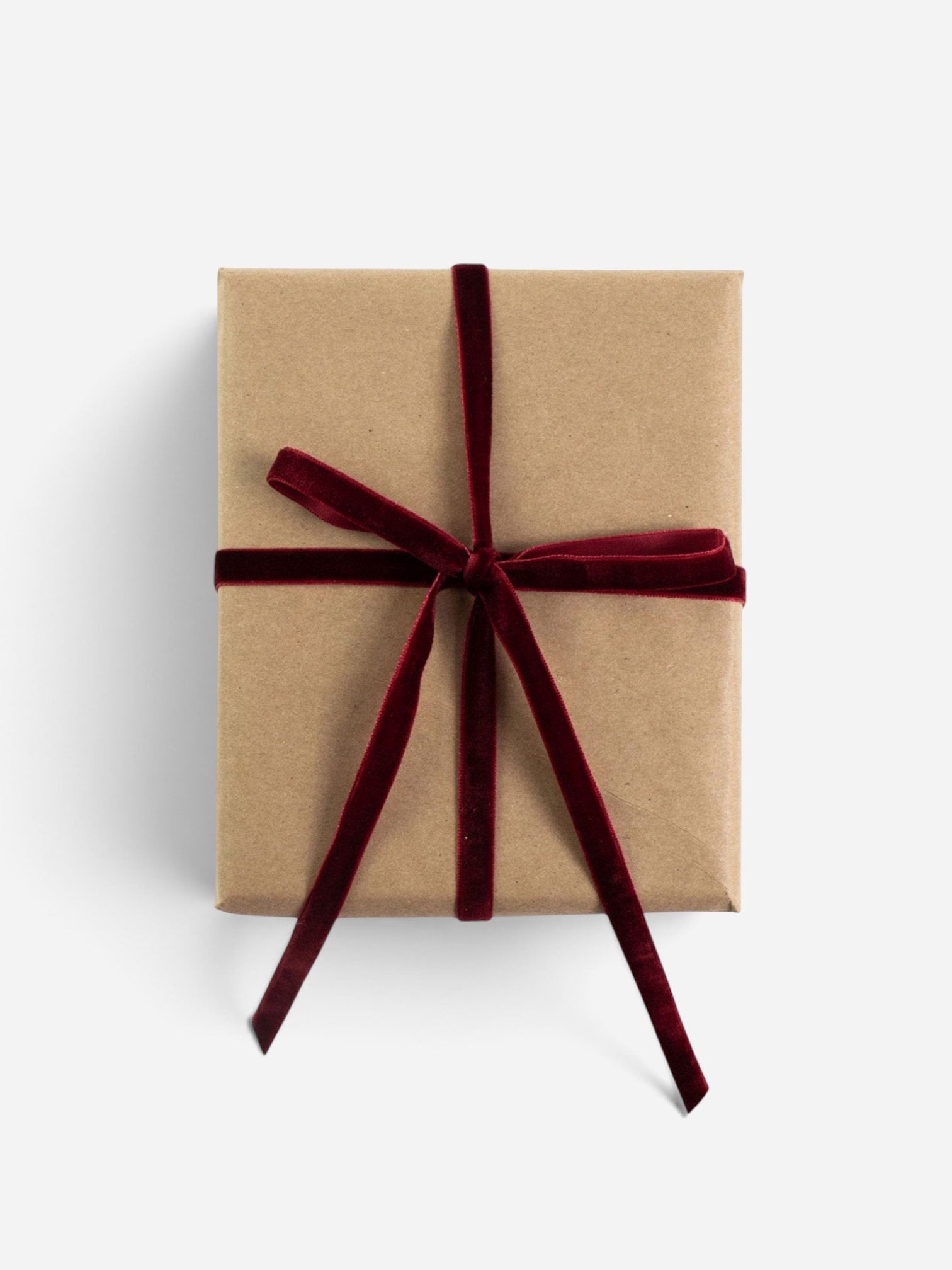 Petite Burgundy Velvet Ribbon
