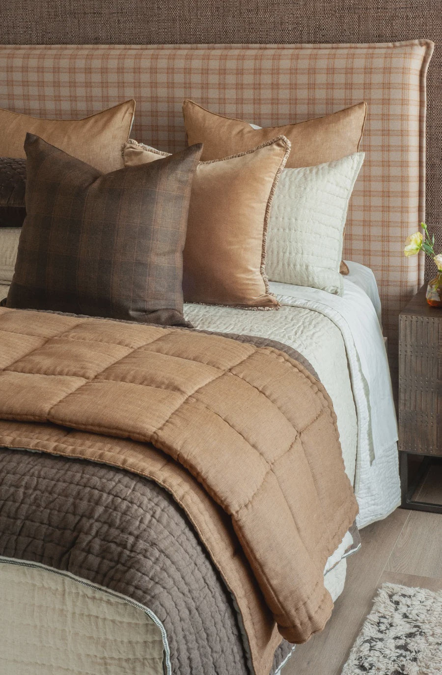 Plaid Cinderwood Cushion