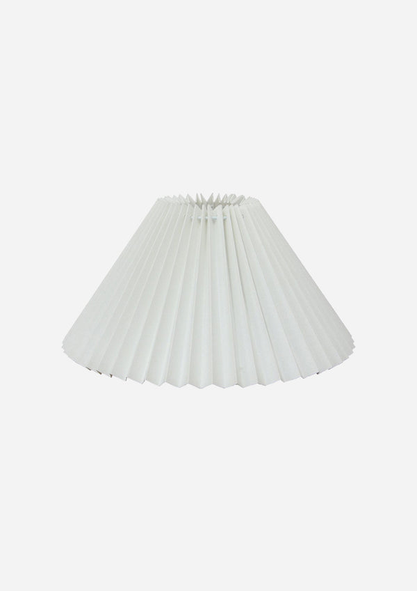 White Pleated Shade