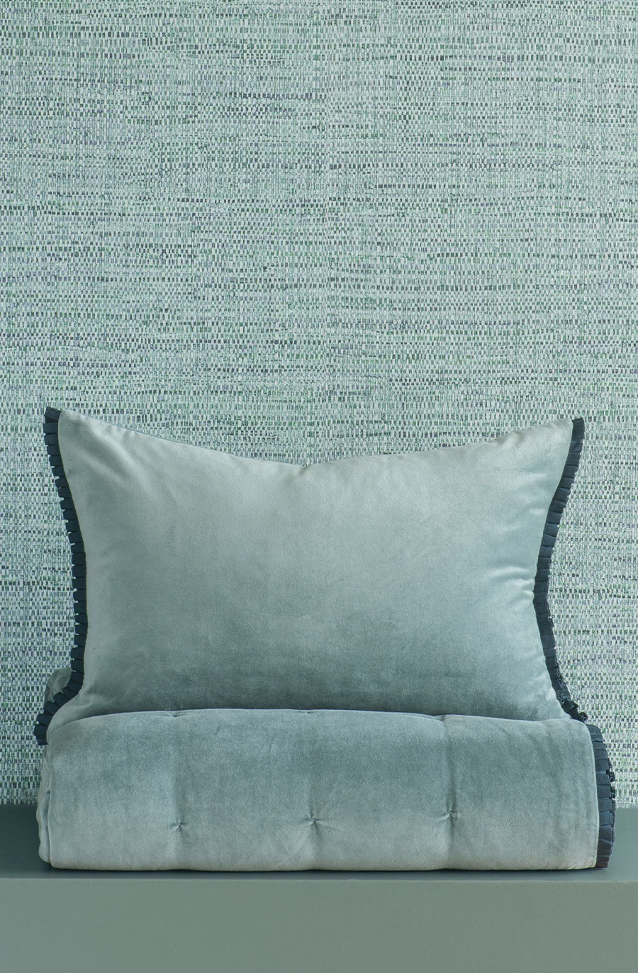 Plissado Duck Egg Cushion