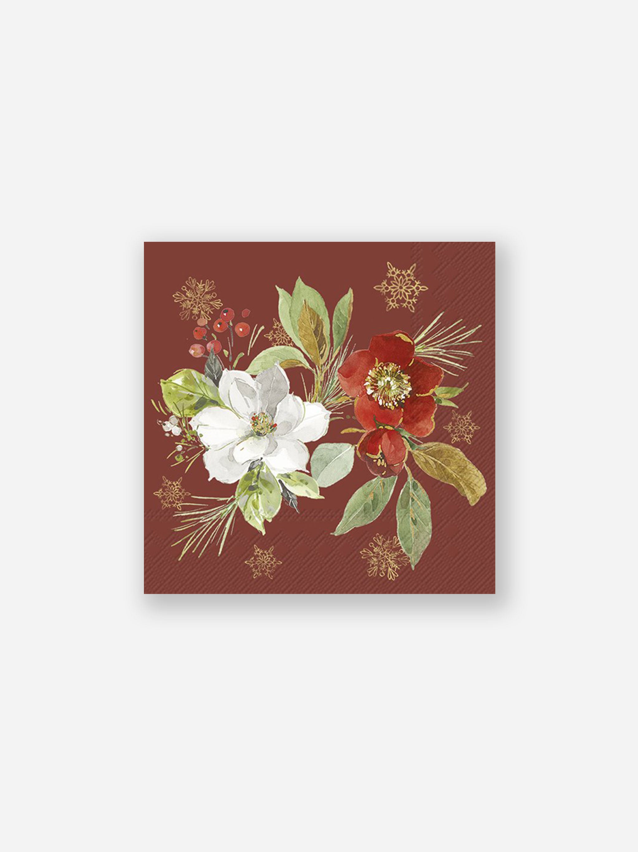 Poinsettia Bouquet Napkins