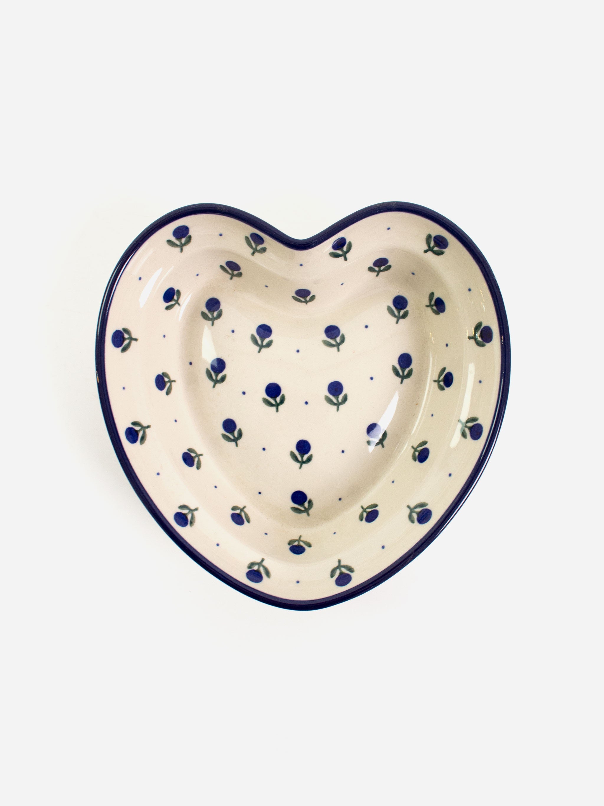 Polishware Large Hanging Heart Bowl