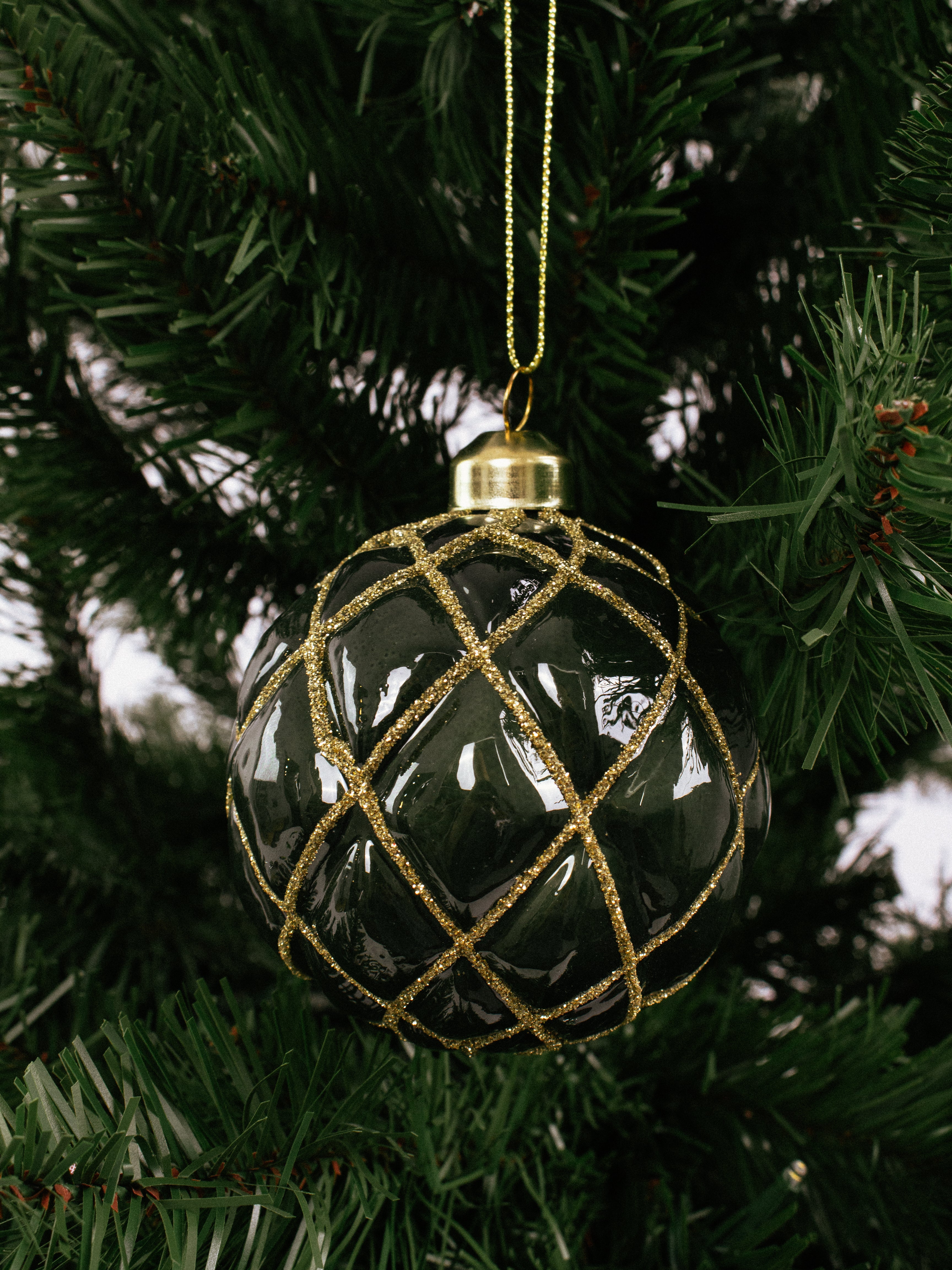 Quilted Glass Bauble