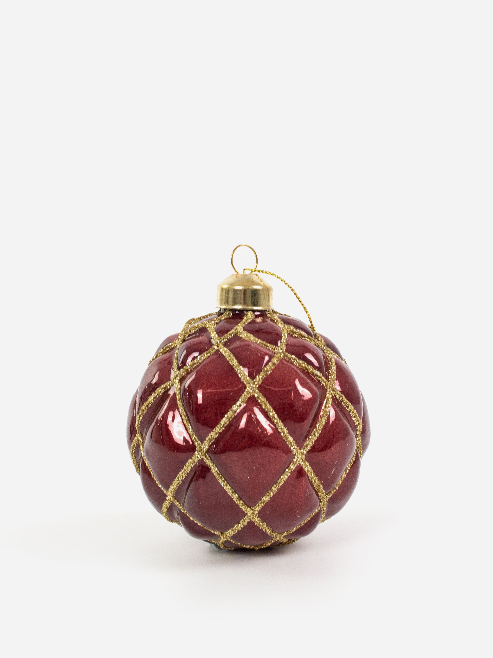 Quilted Glass Bauble