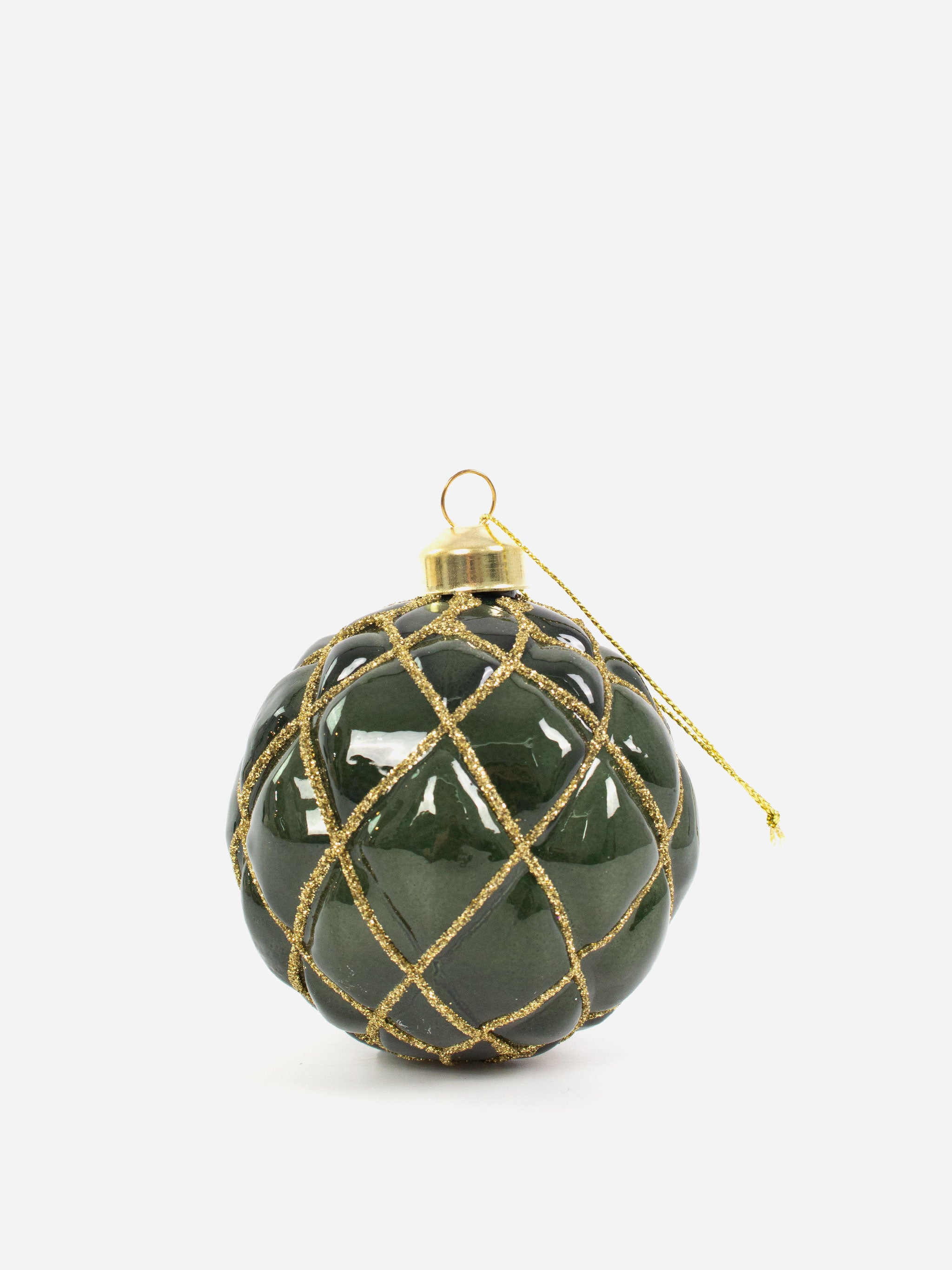Quilted Glass Bauble