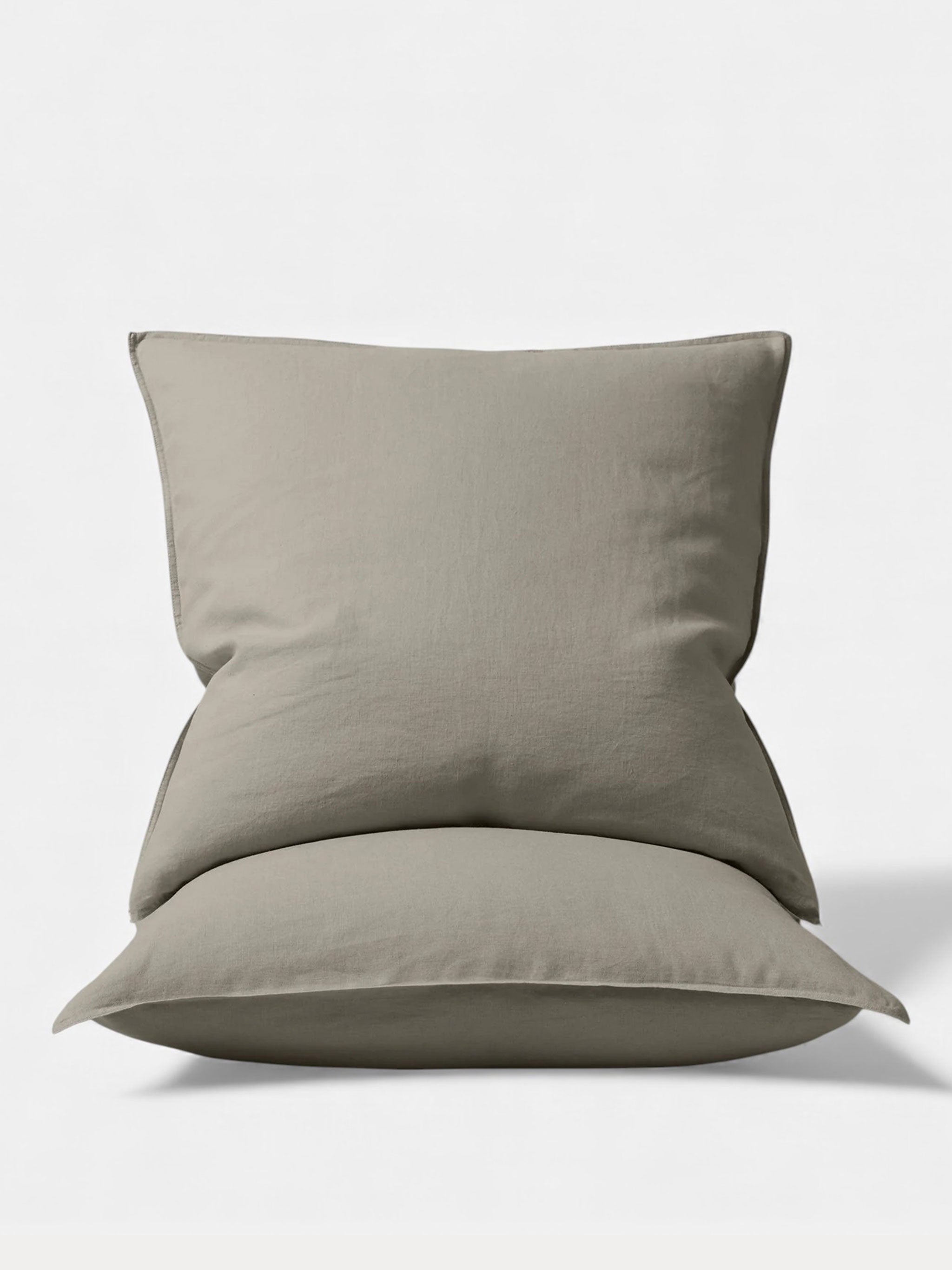 Ravello Pebble Linen Eurocase Pair