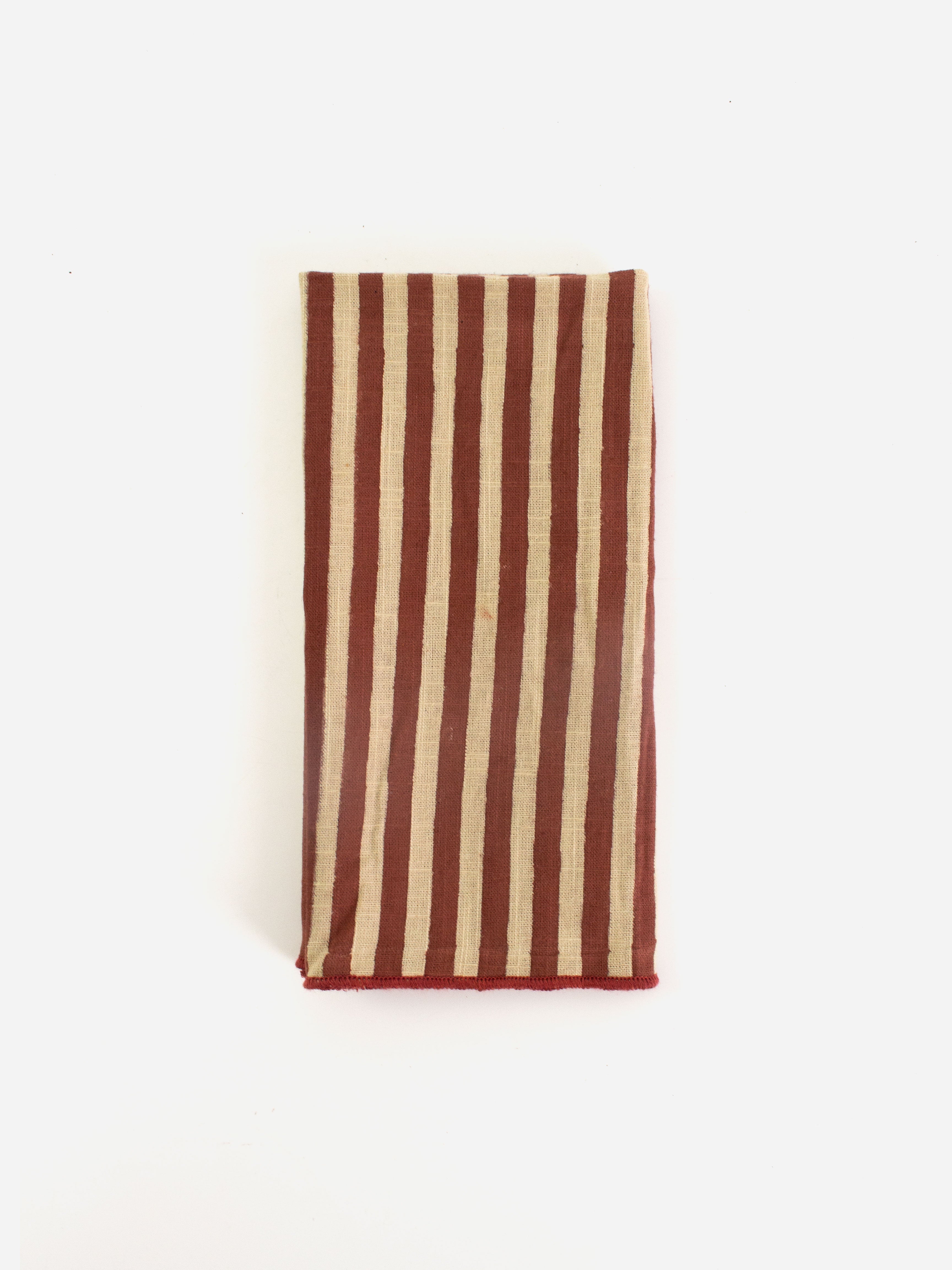 Red Striped Napkin
