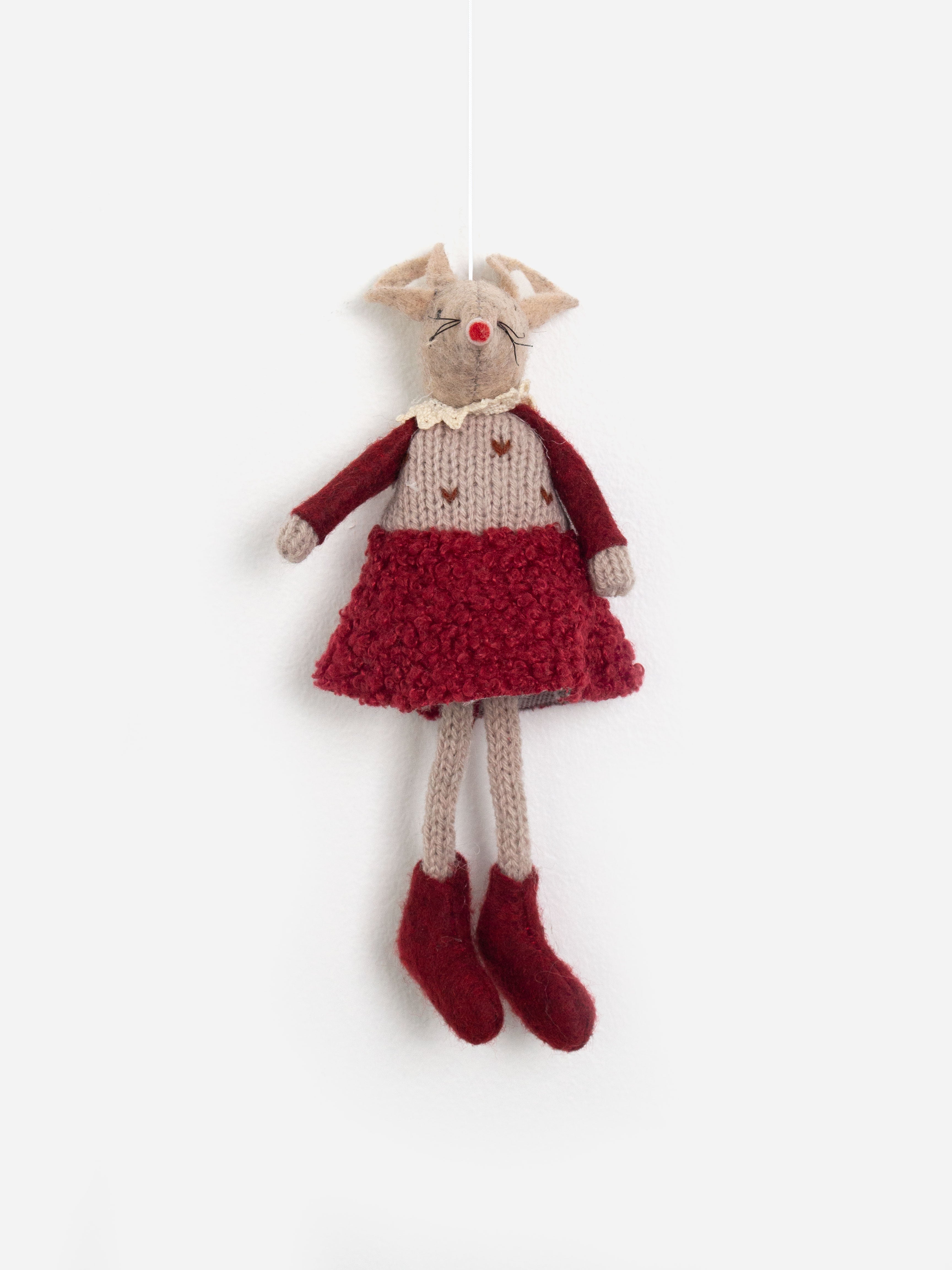 Red Mouse Hanging