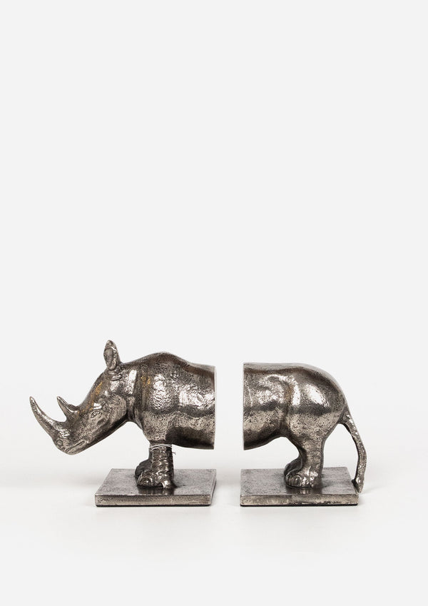 Rhino Bookends