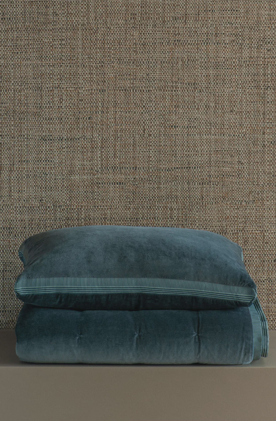 Riga Prussian Blue Cushion