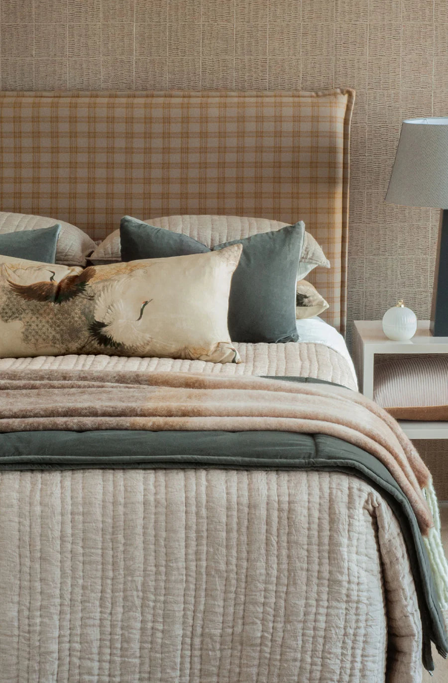 Riga Charcoal Comforter