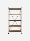 Riveria Industrial Bookcase | White