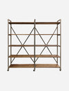 Riveria Industrial Bookcase | Beige