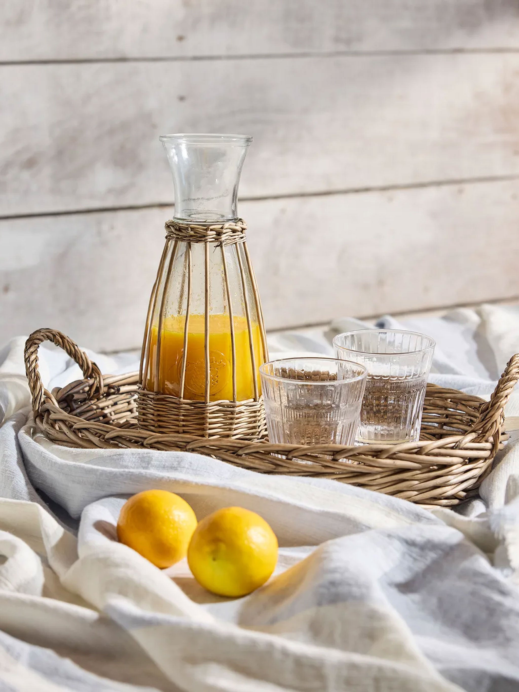 Riviera Oval Wicker Tray