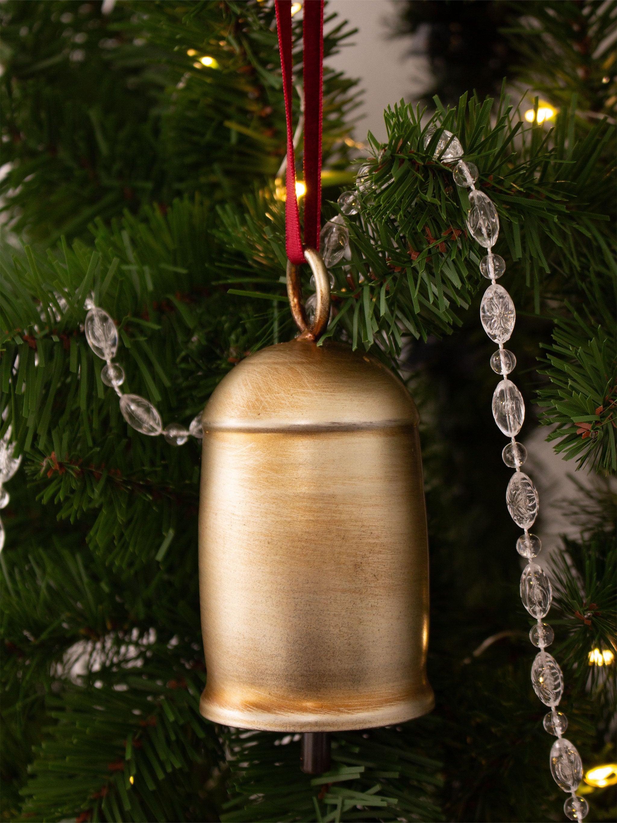 Roselle Hanging Gold Bell