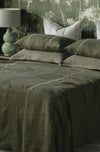 Ruscello Deep Moss Bedspread