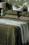 Ruscello Deep Moss Bedspread