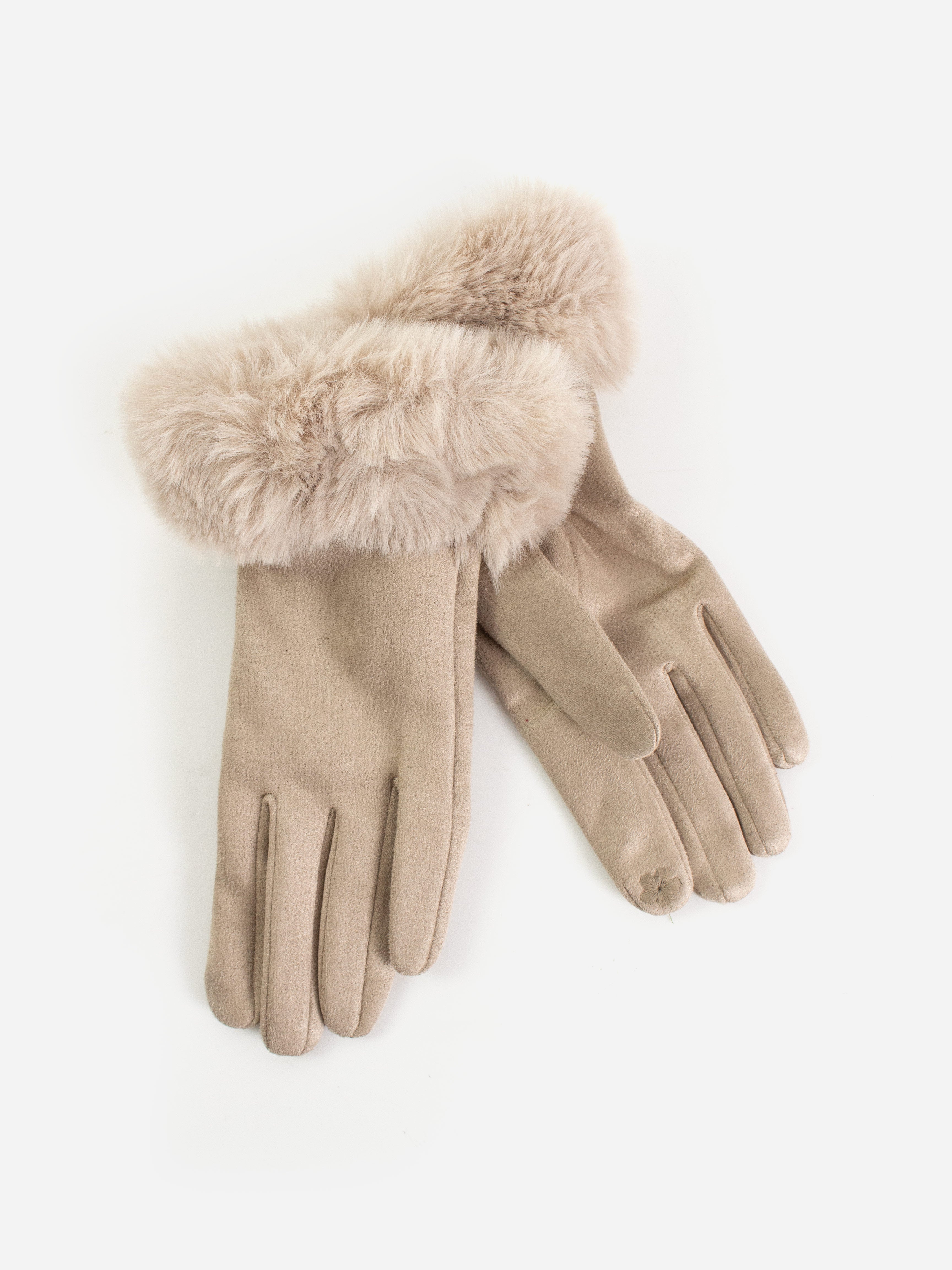 Sable Fur Cuff Gloves
