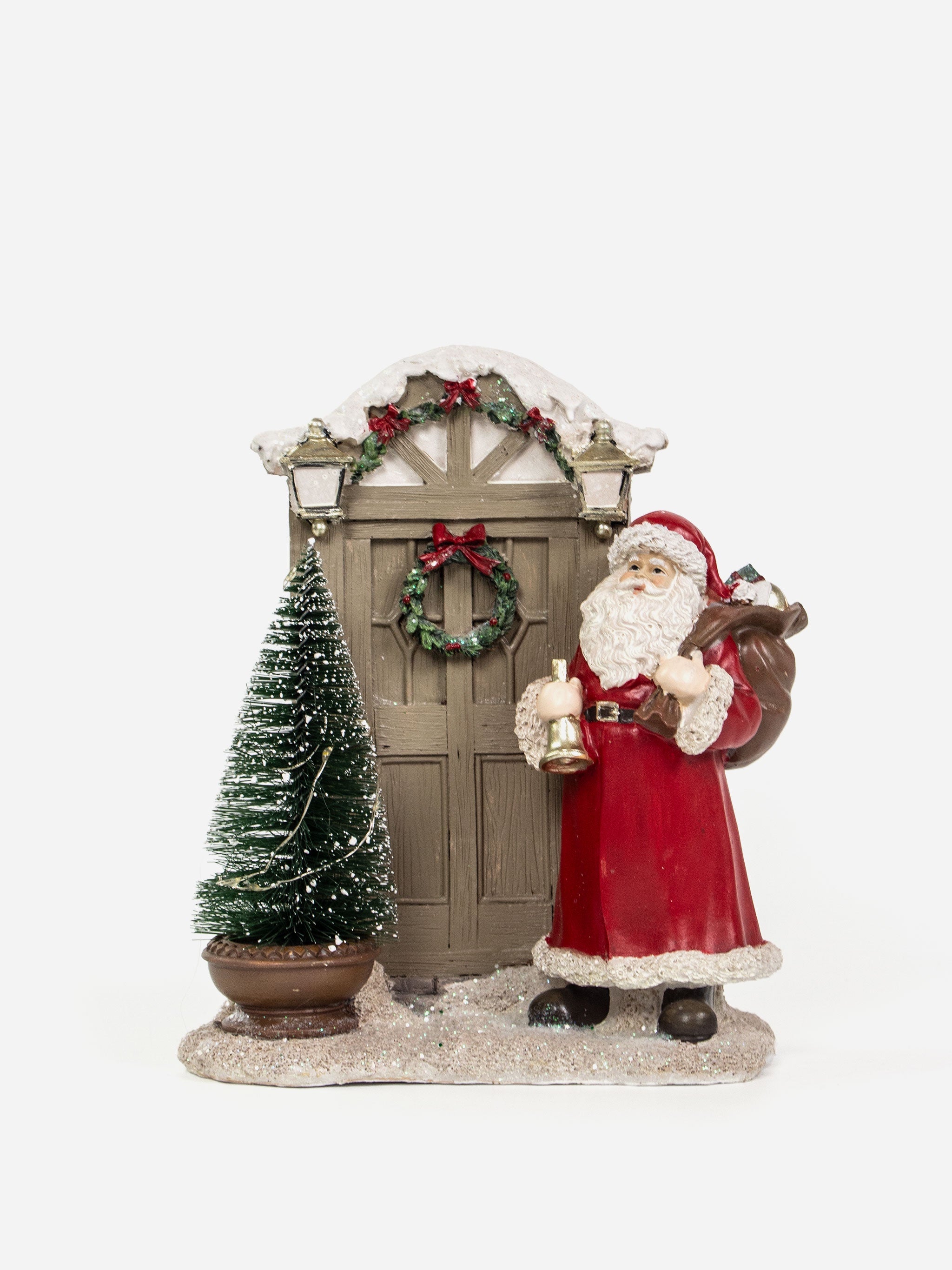 Santa & Door Ornament