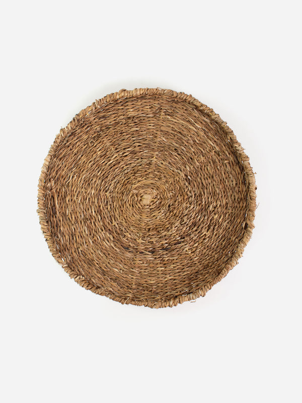 Seagrass Natural Round Tray