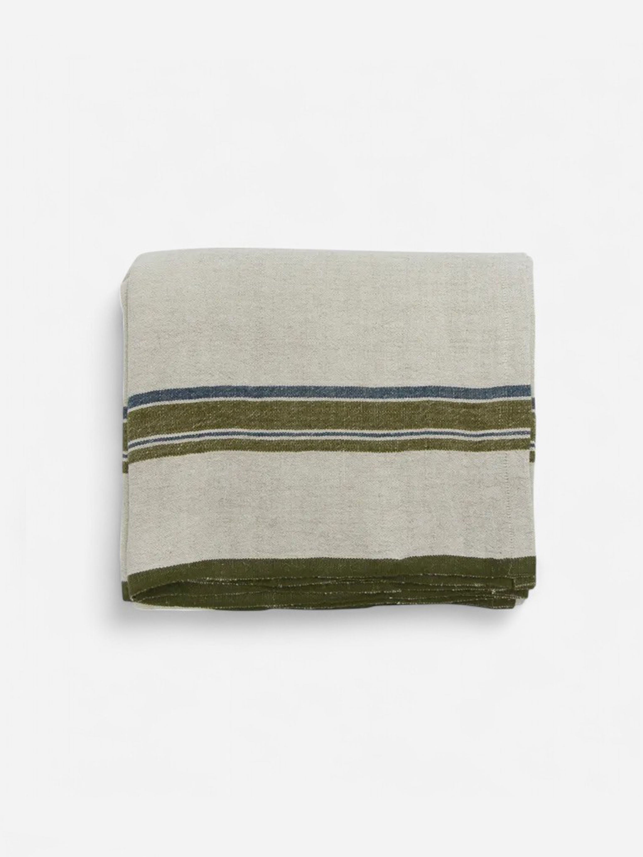 Selvedge Stripe Linen Tablecloth