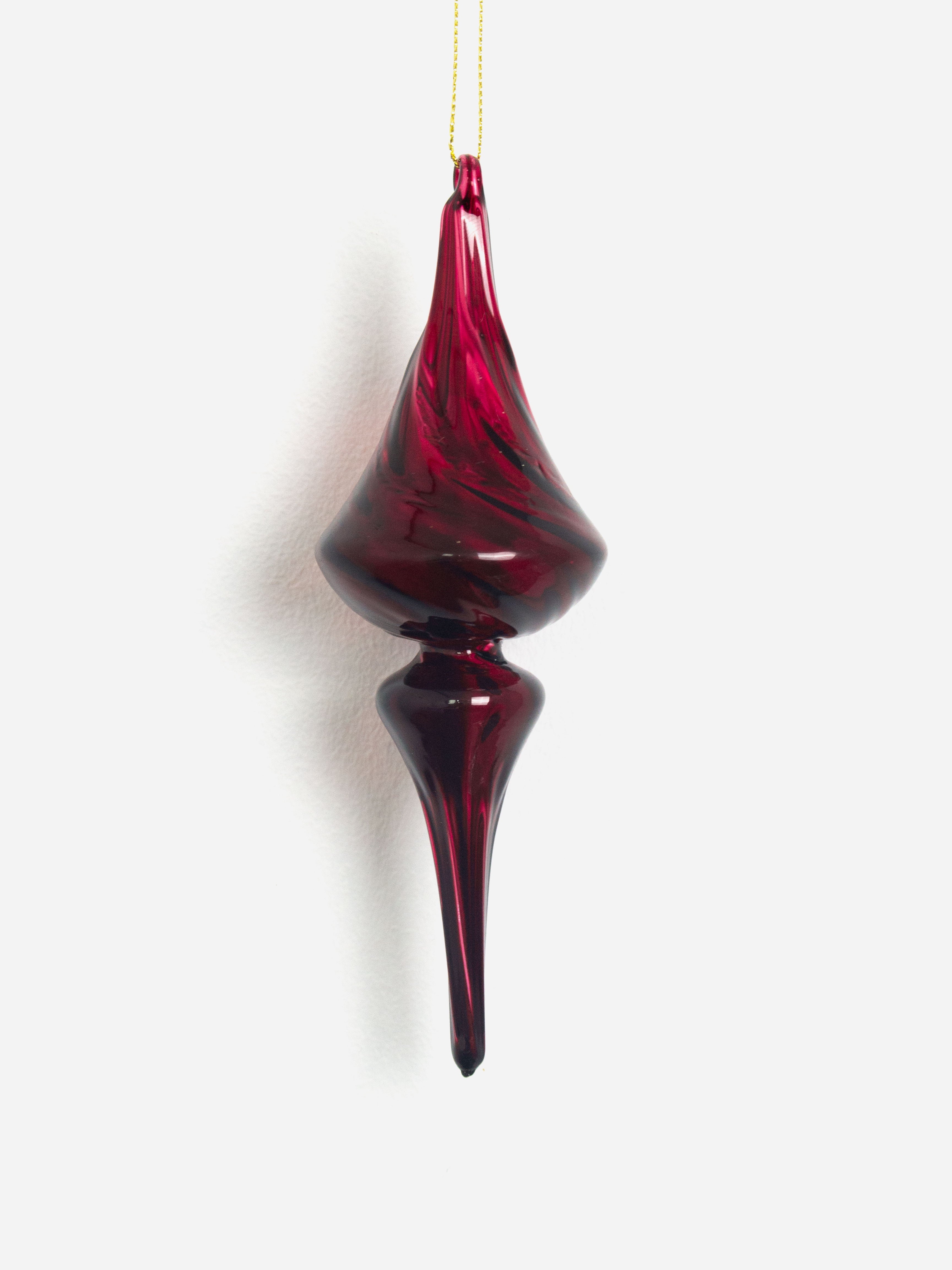 Seraphine  Mulberry Glass Finial