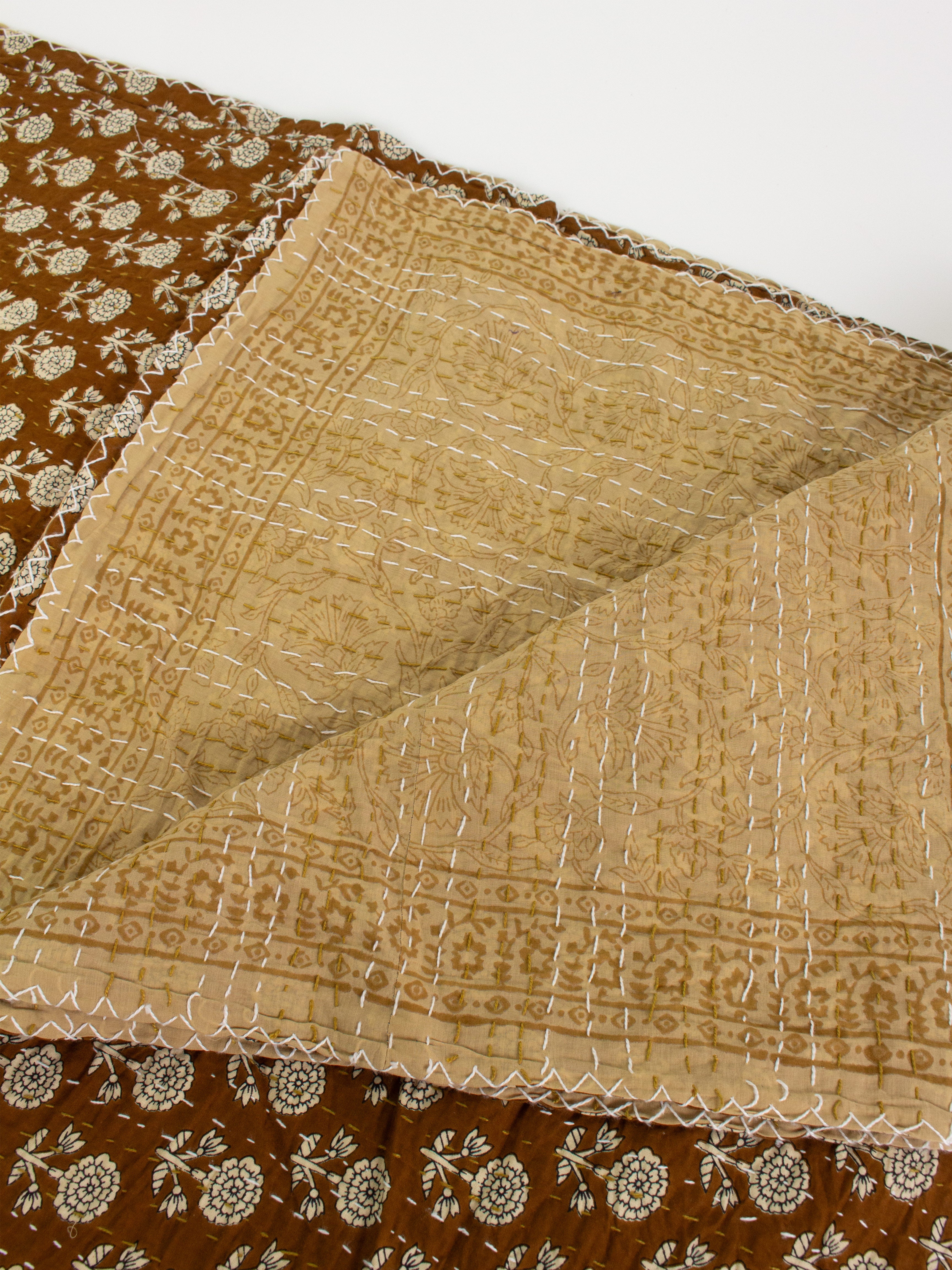 Sienna Bloom Cotton Quilt