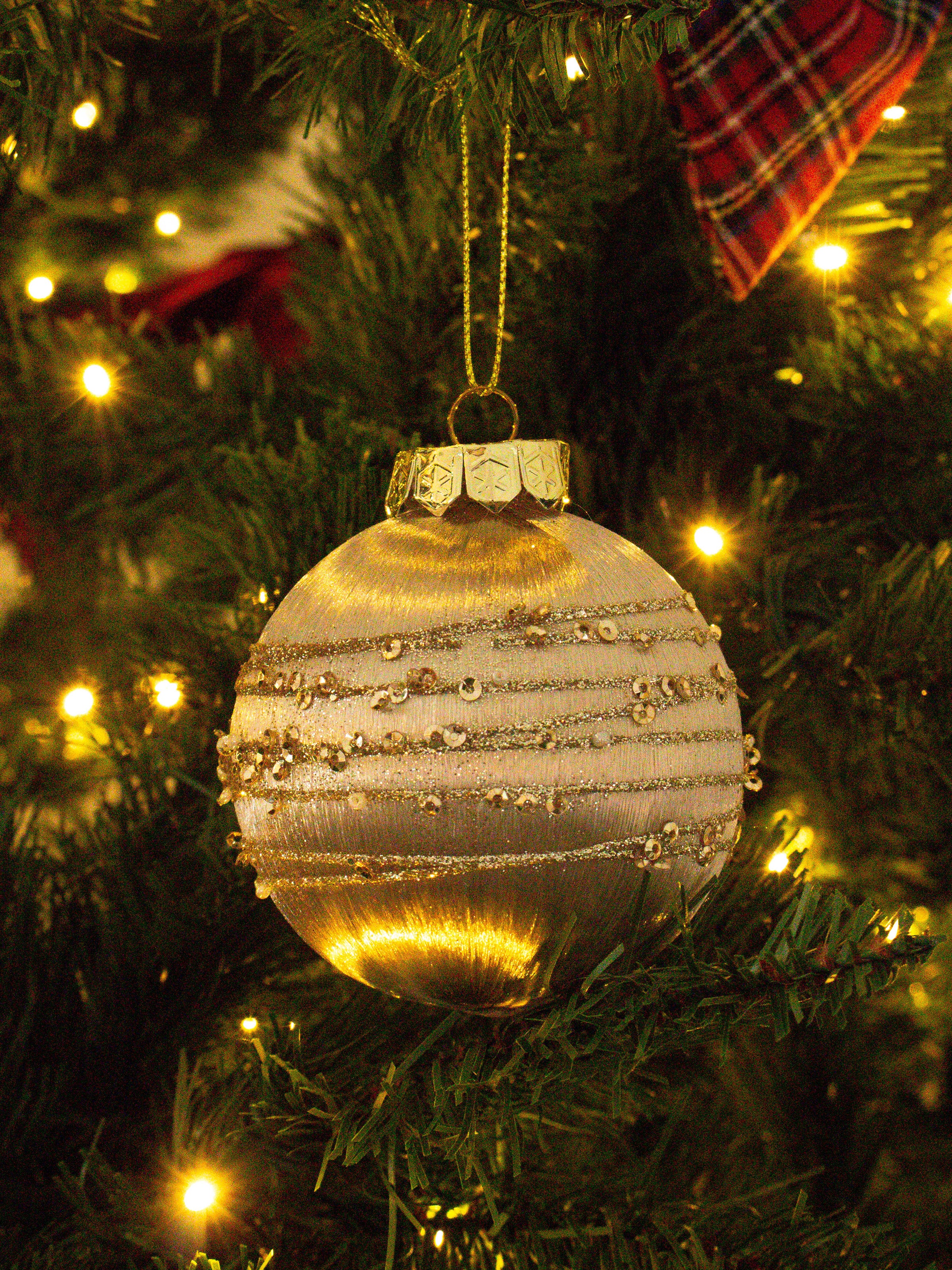 Silky Champagne Celestial Bauble