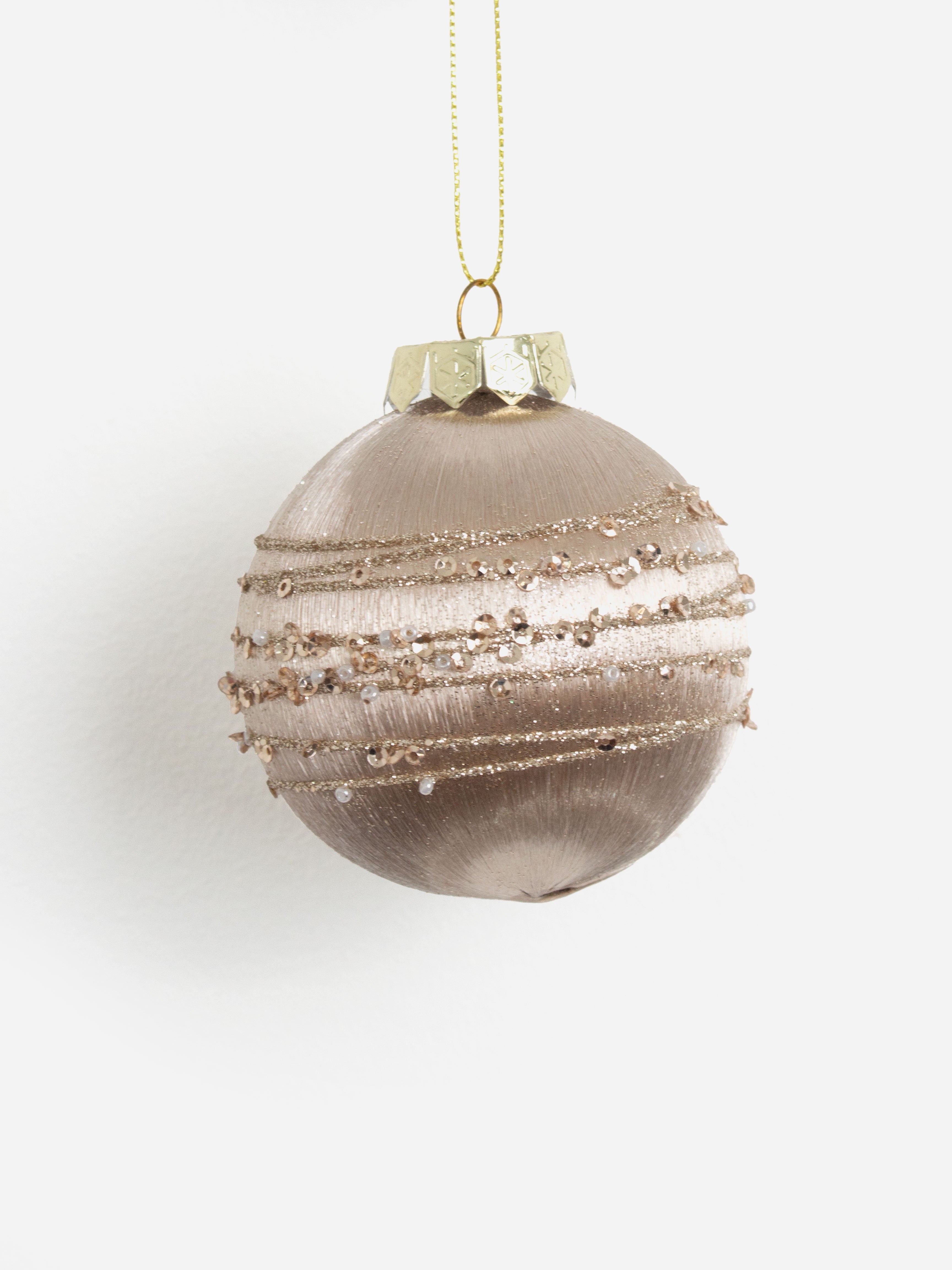 Silky Champagne Celestial Bauble