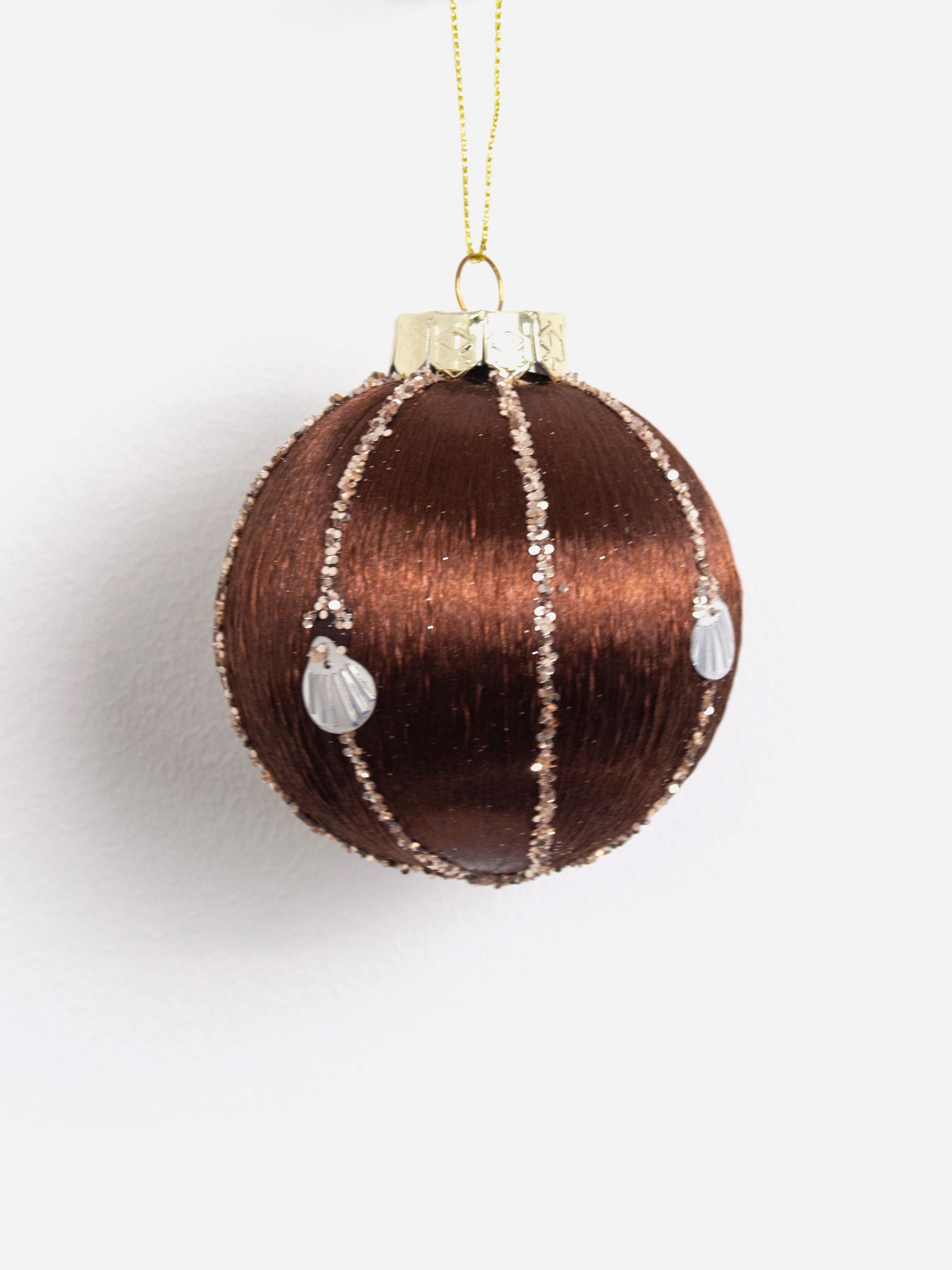 Silky Chocolate Shell Bauble