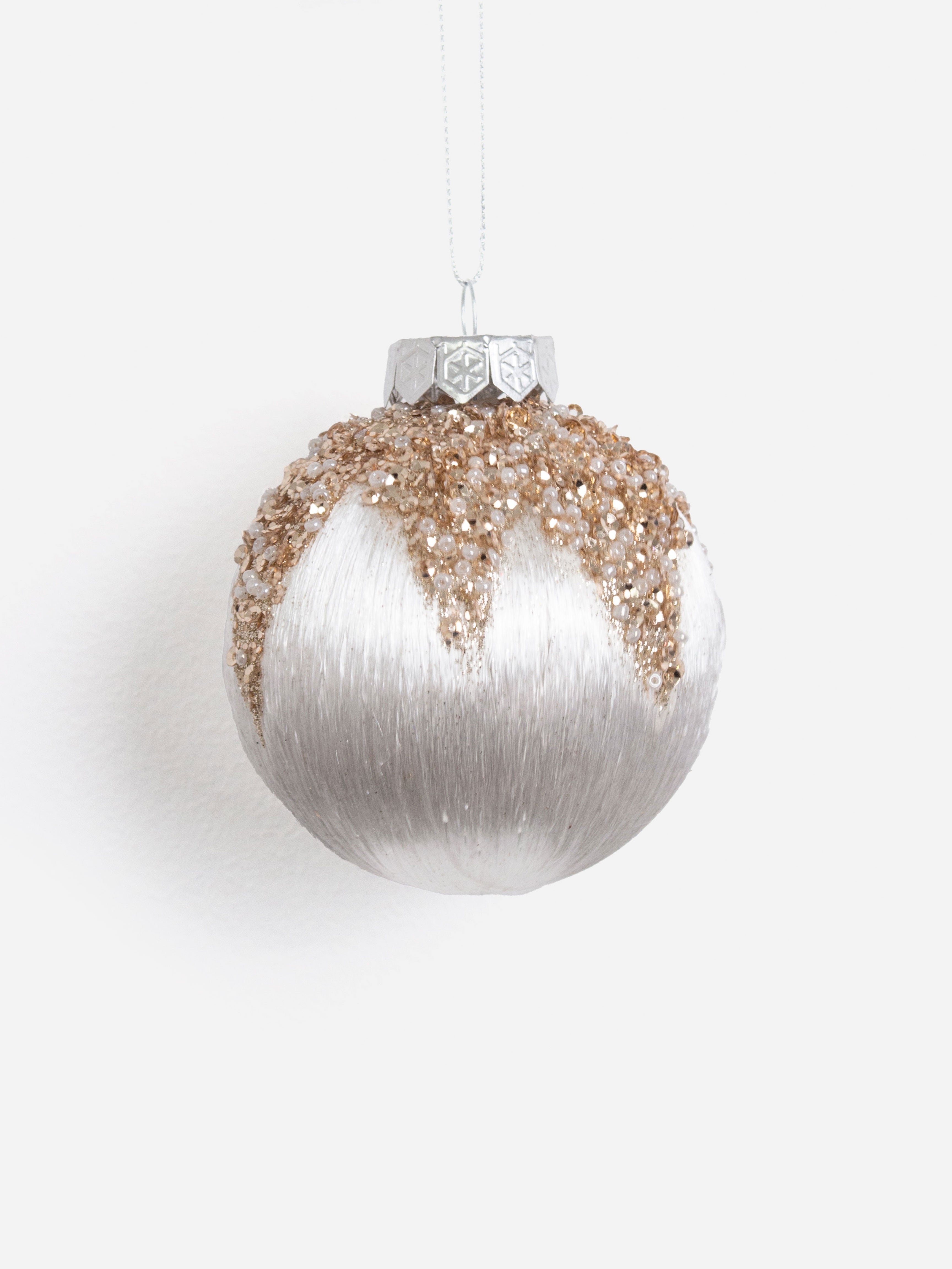 Silky White Twilight Bauble