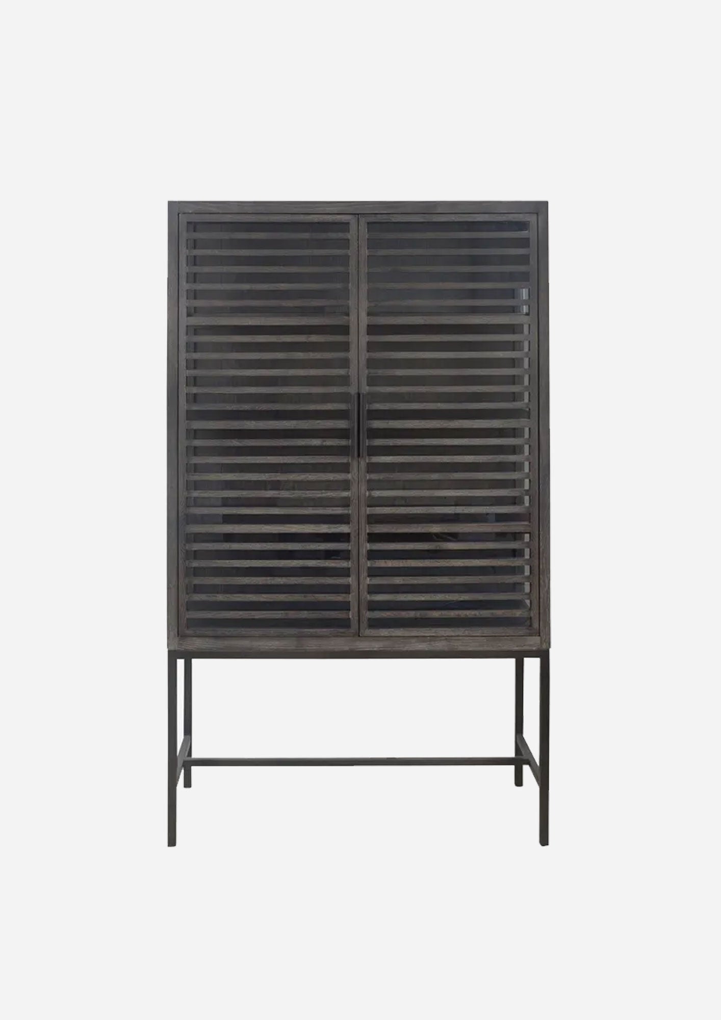 Slatted Display Cabinet