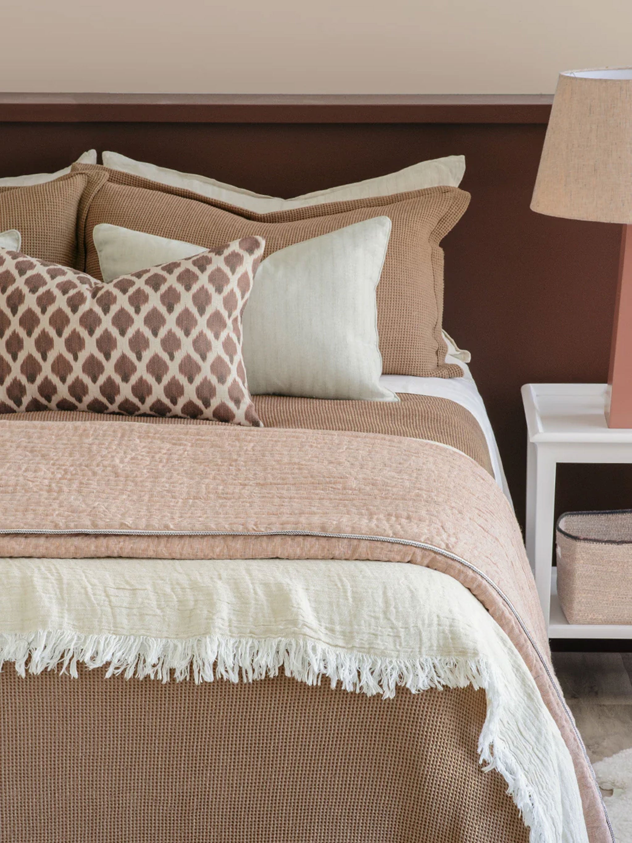 Sottobosco Pink Clay Pillowcase Set