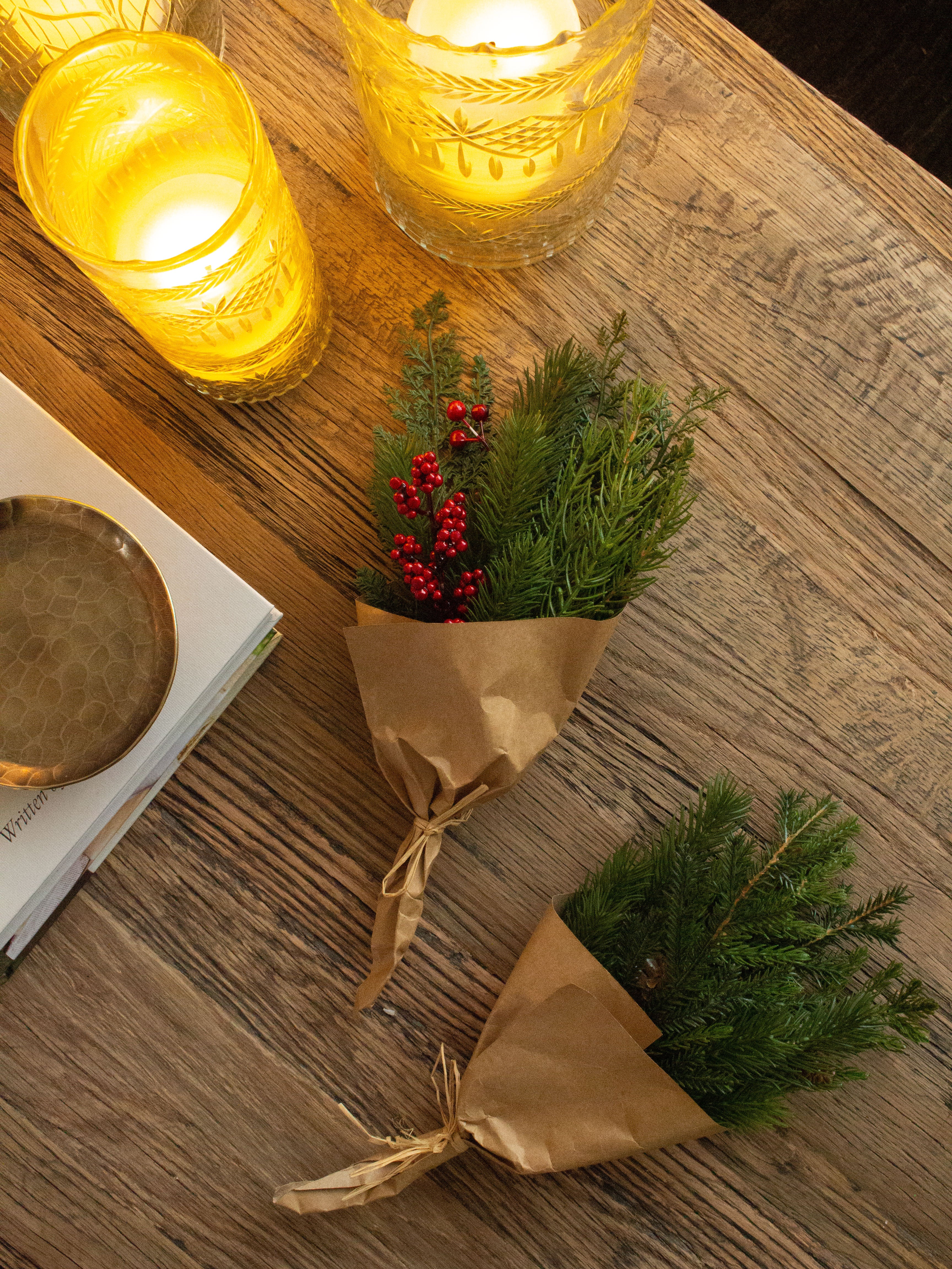 Spruce & Pinecone Small Bouquet