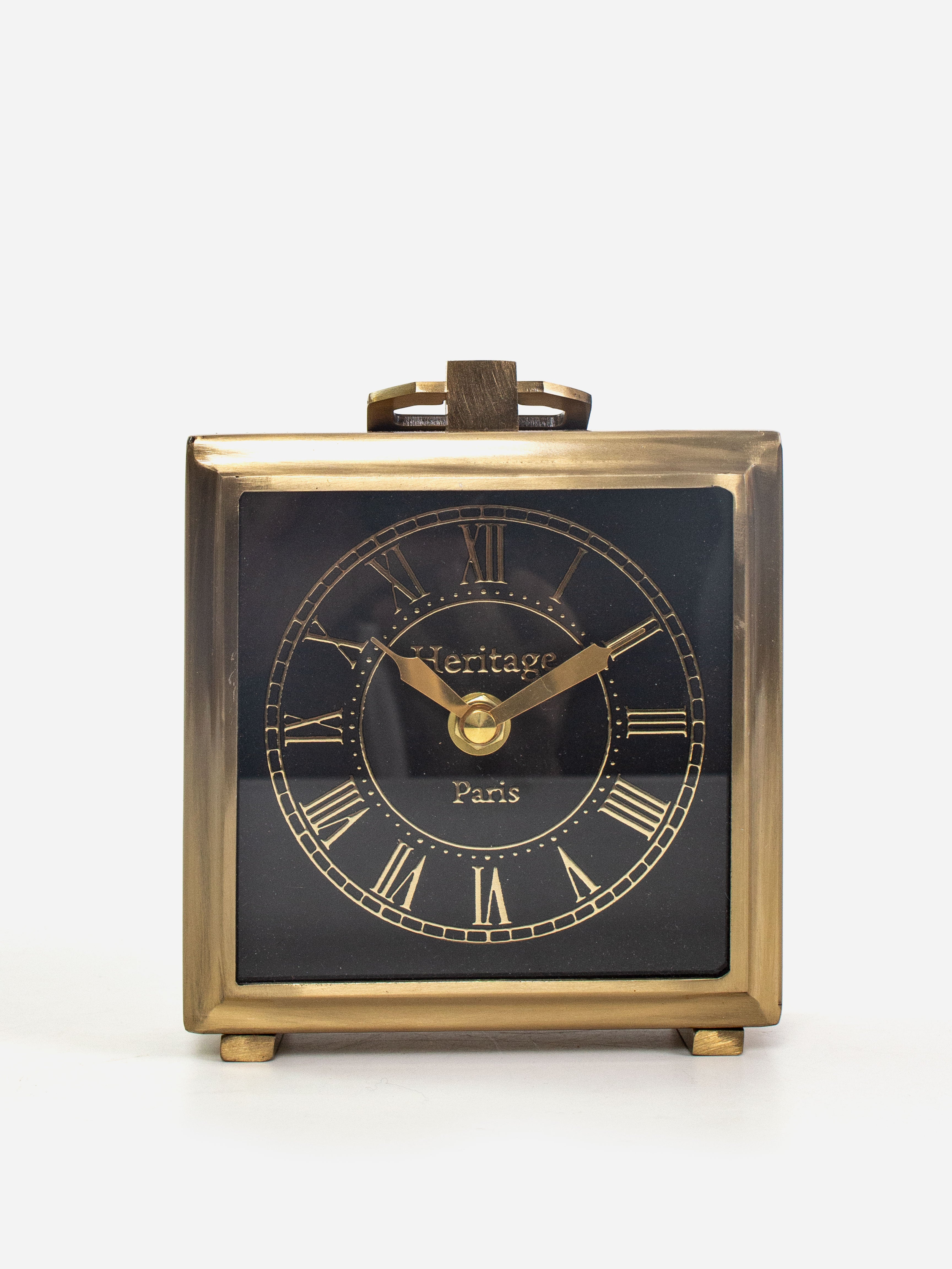 Square Mid-Century Clock
