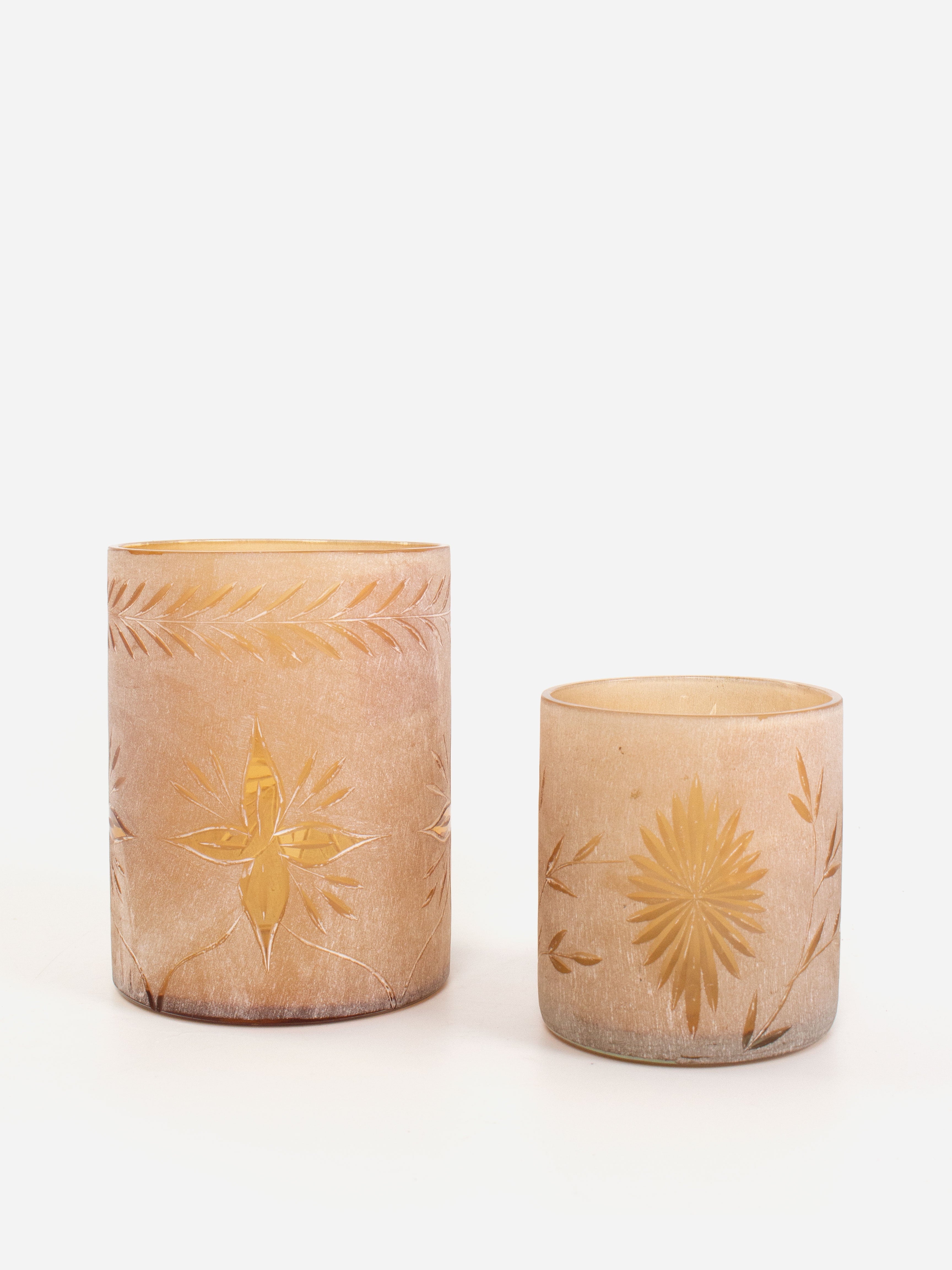 Starburst Etched Votive